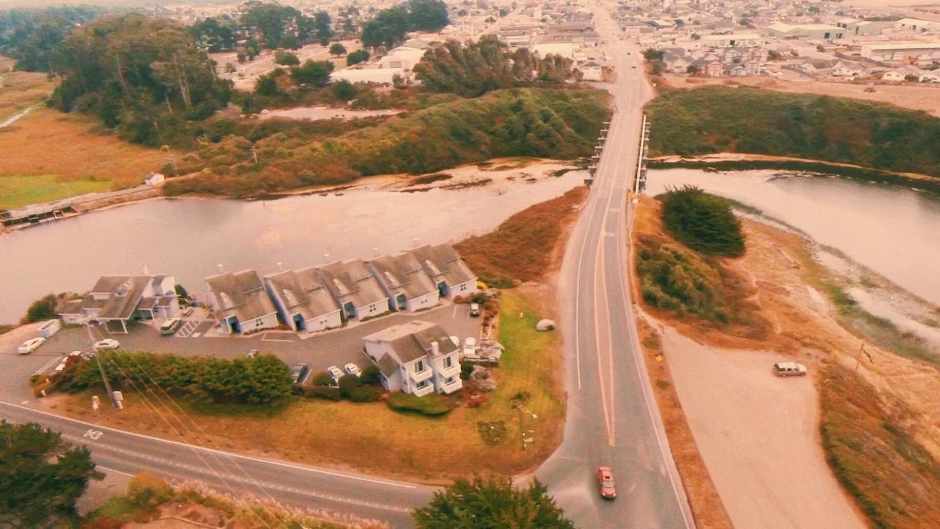 Bird's eye view in Beach House Inn