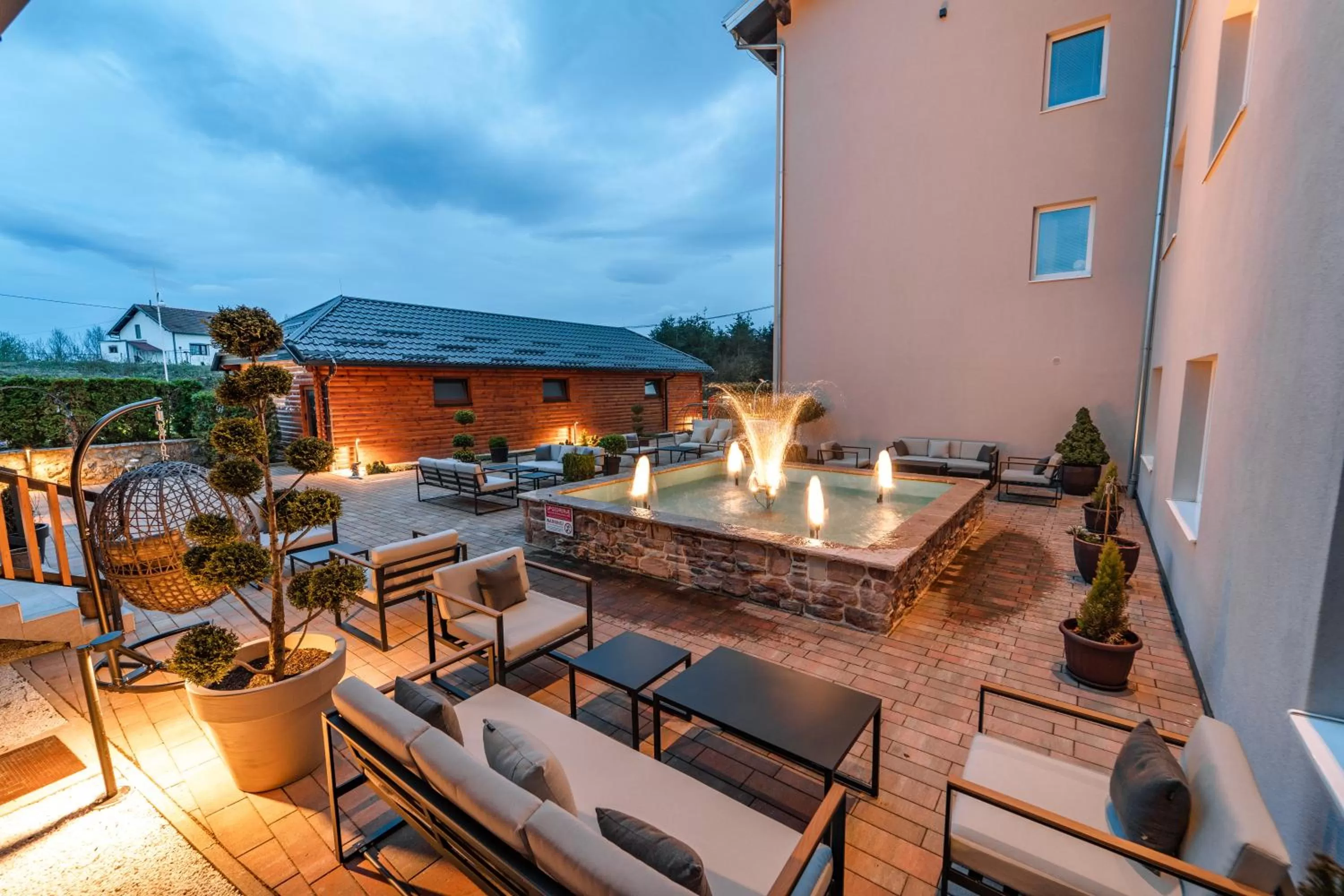 Garden in Hotel Mirjana & Rastoke