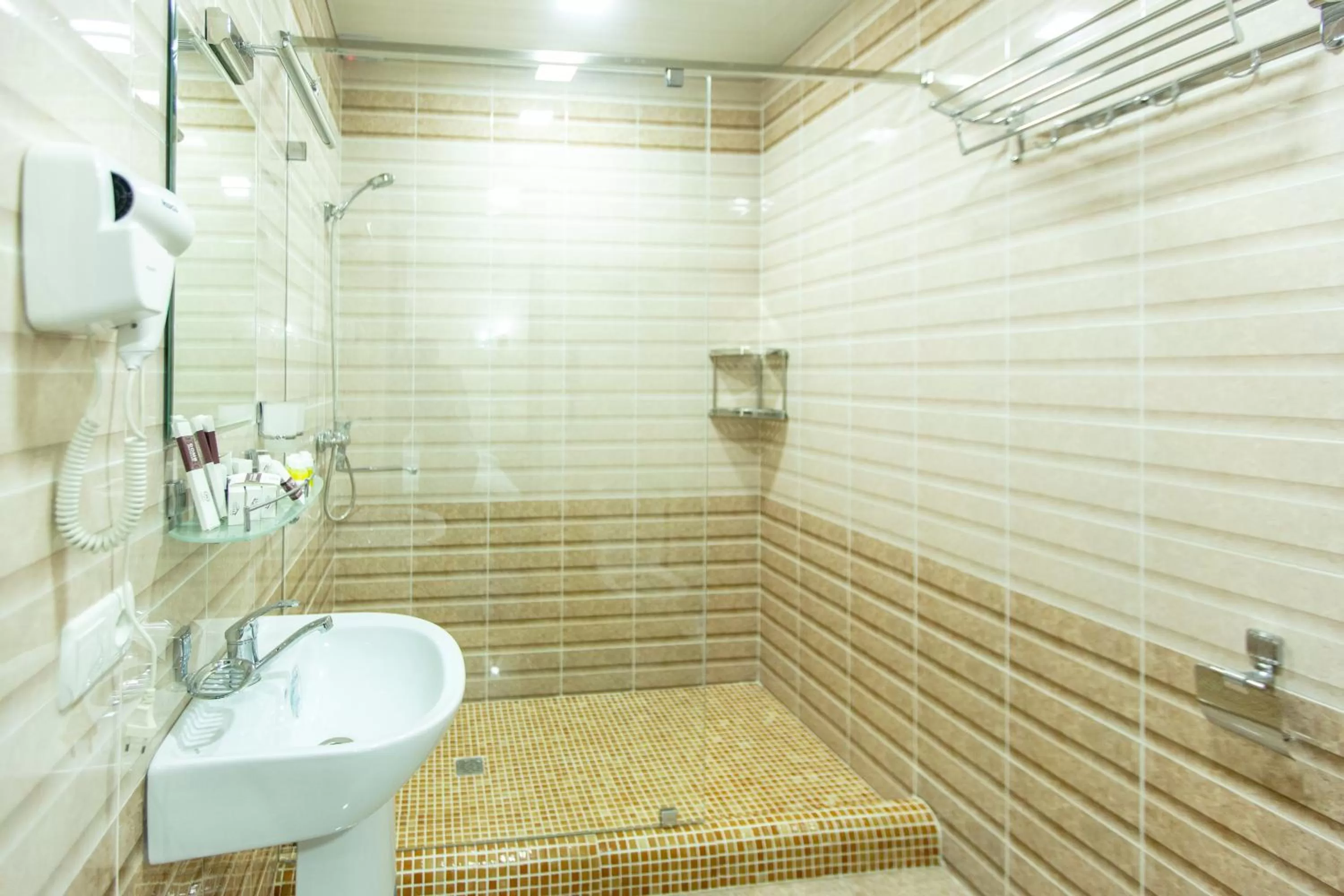 Shower in Mirzo Boutique Hotel