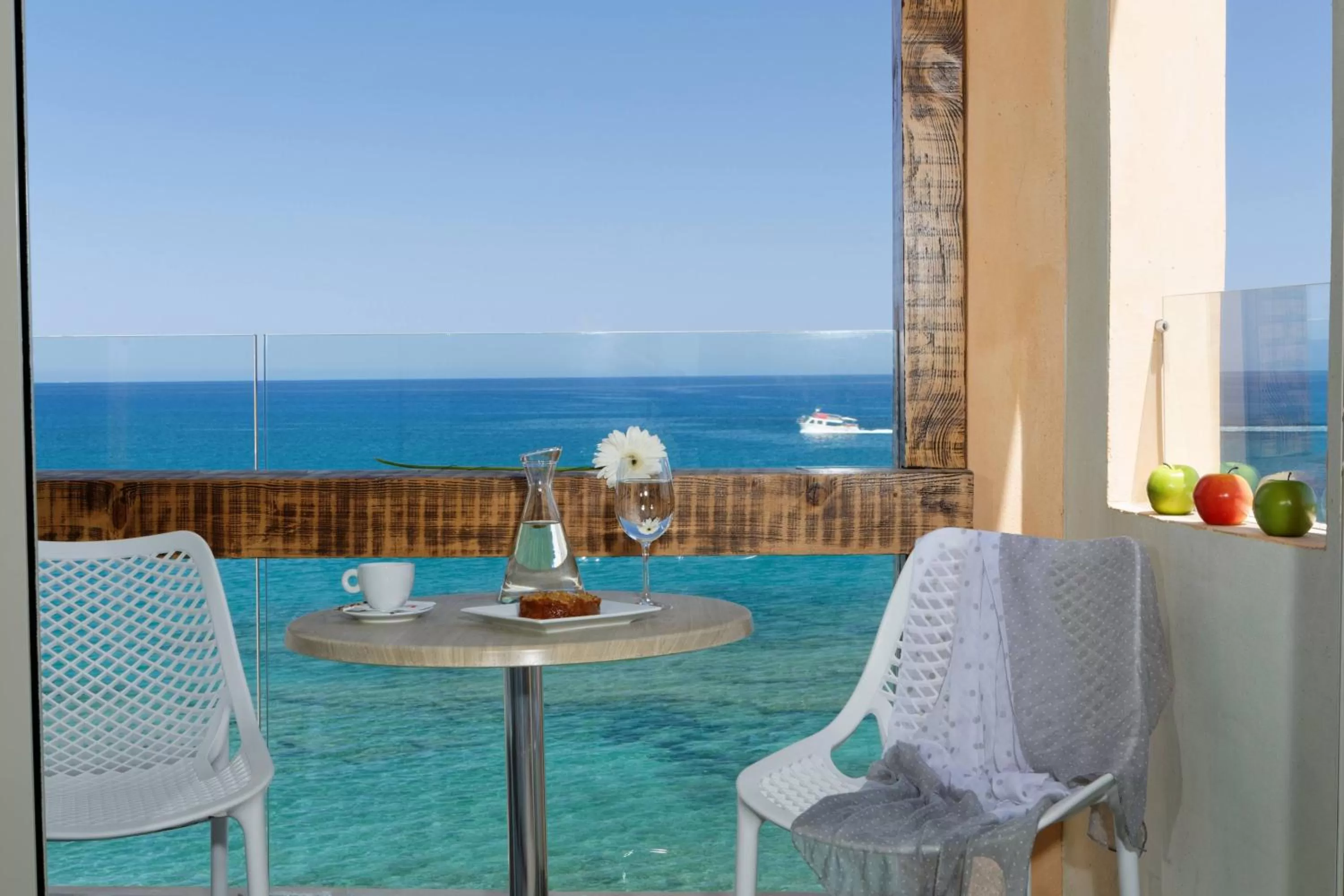 Balcony/Terrace in Palmera Beach Hotel & Spa - Adults Only