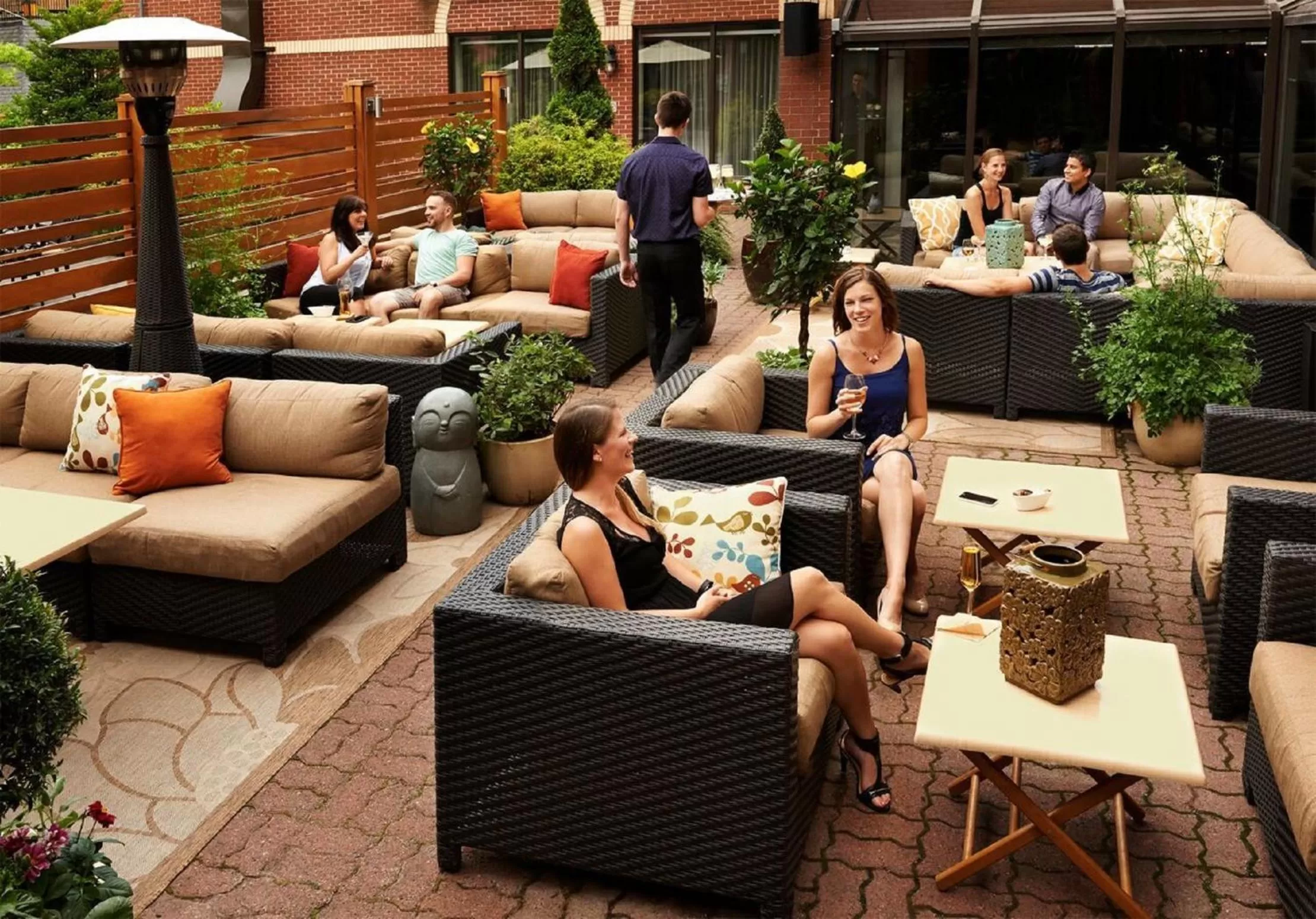 Patio in The Prince George Hotel