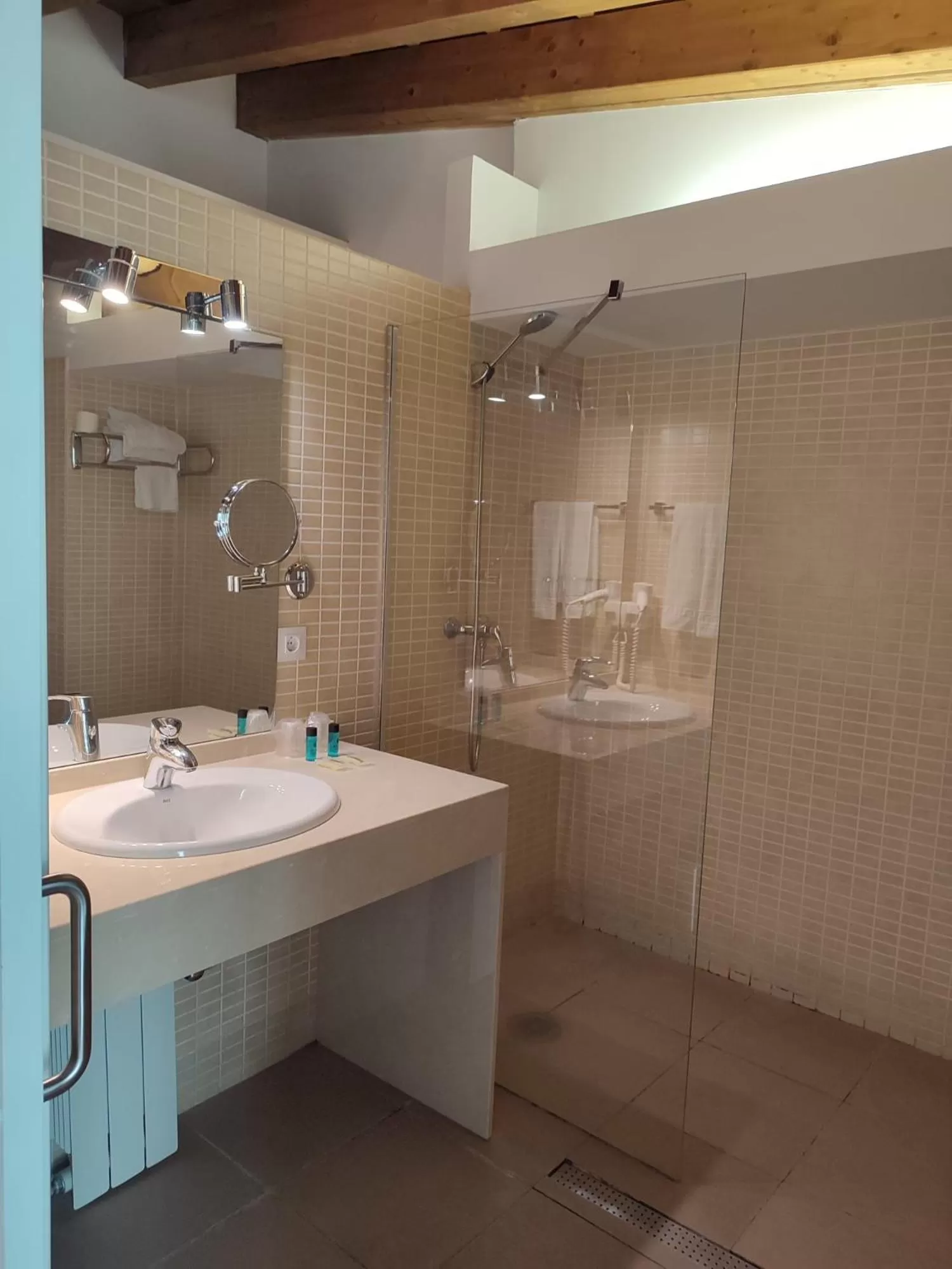 Shower in Hotel Simon