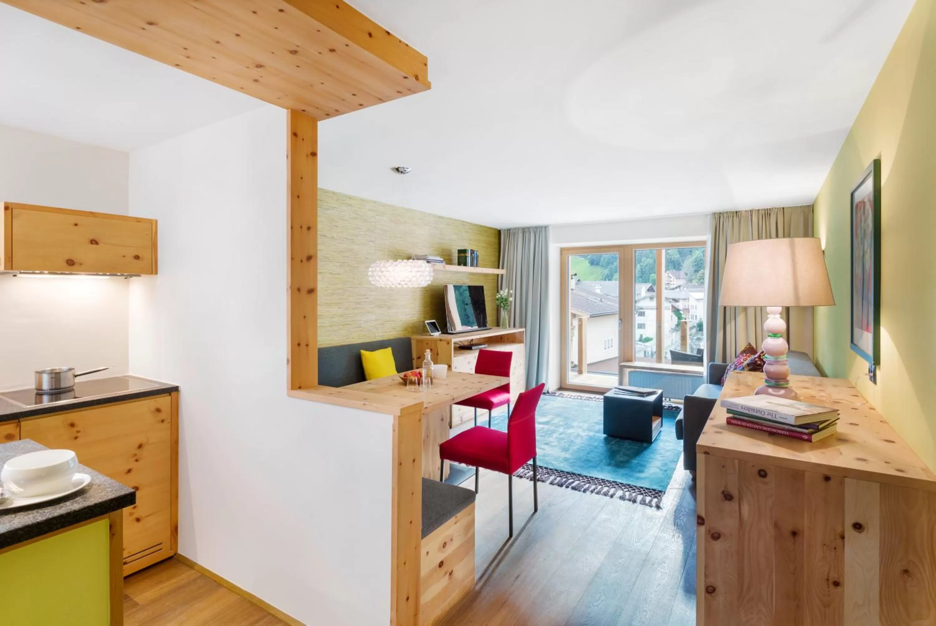 Living room in Small Luxury Hotel of the World - DasPosthotel