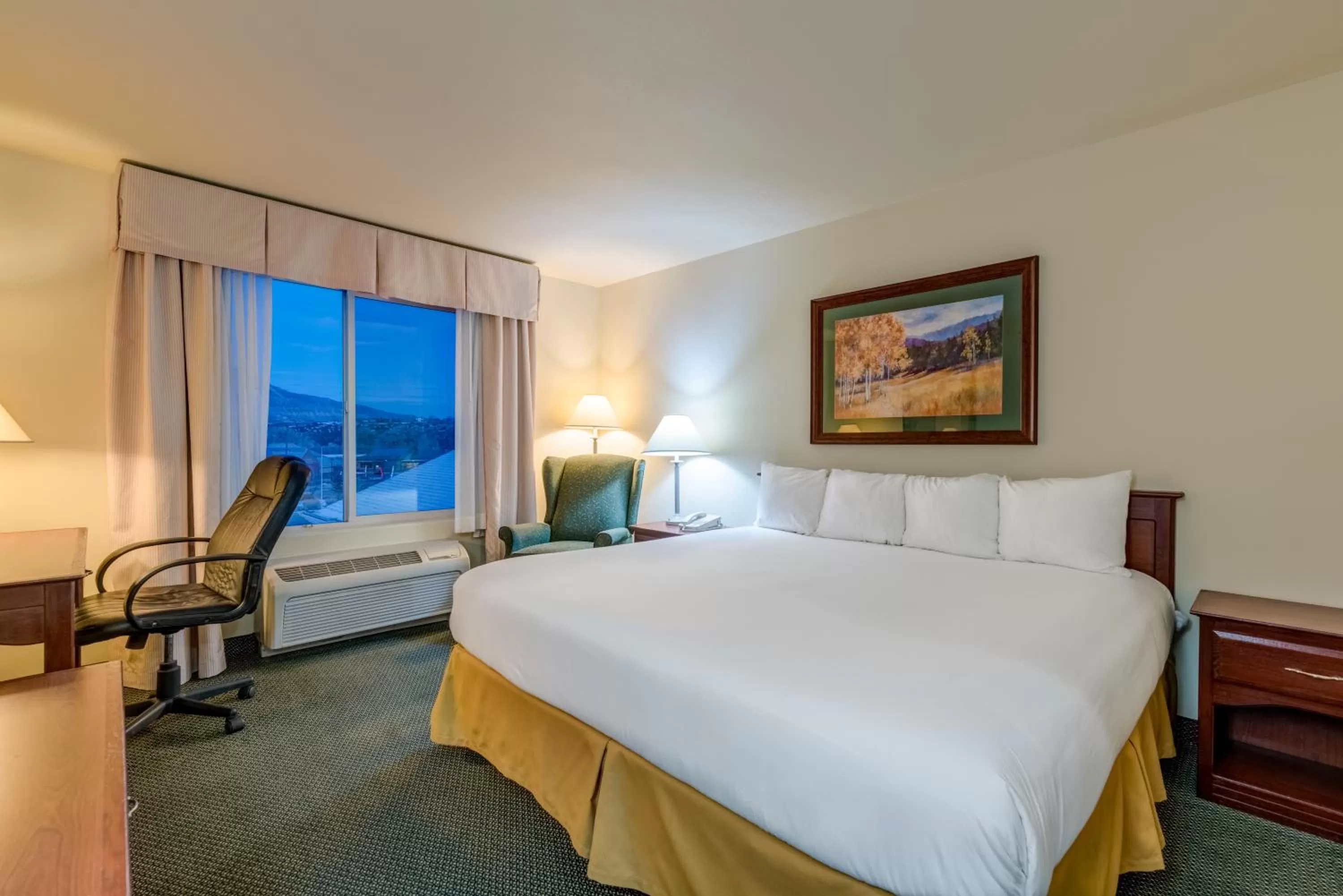 Bed in Grand River Hotel