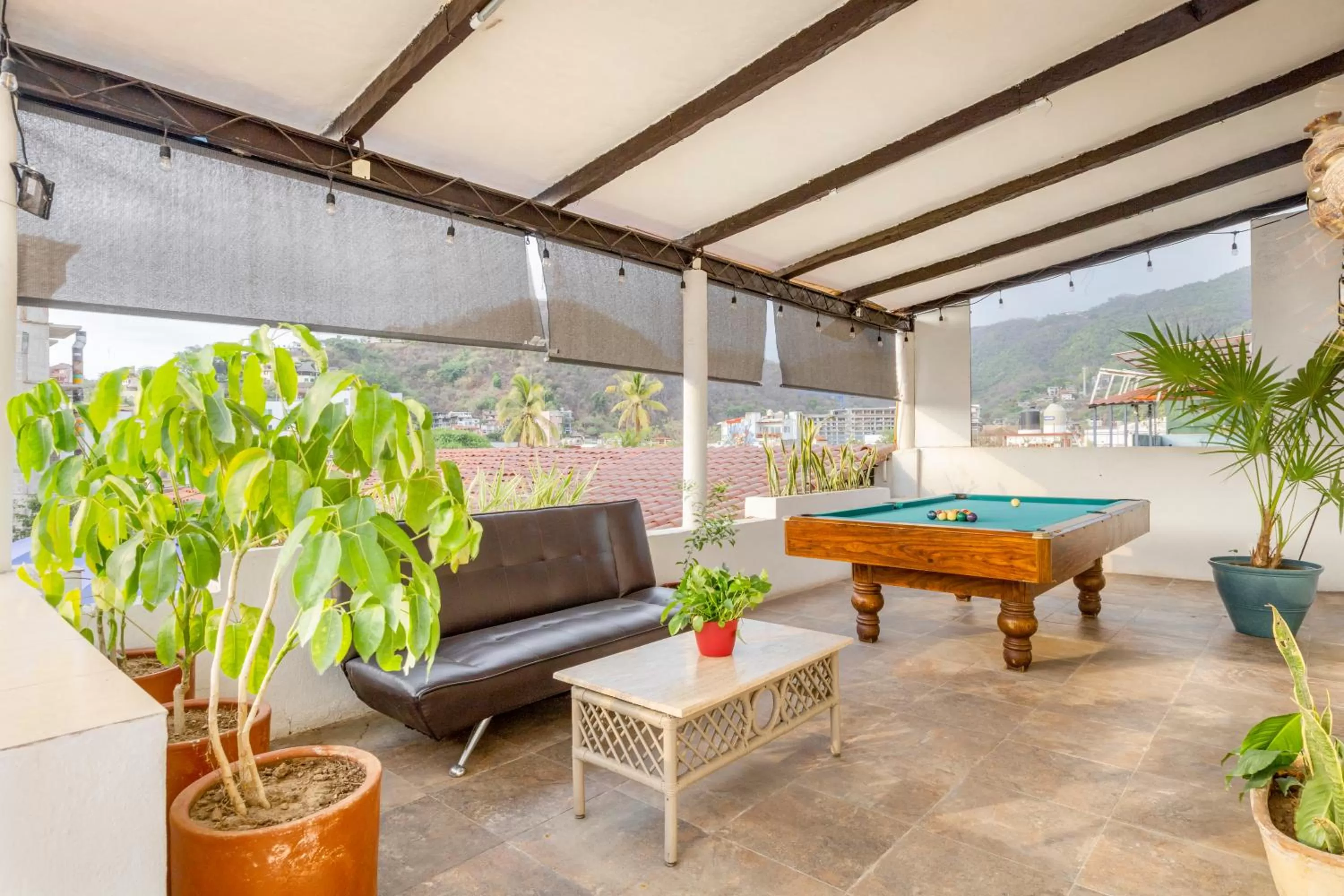 Patio in Hotel Pueblito Vallarta