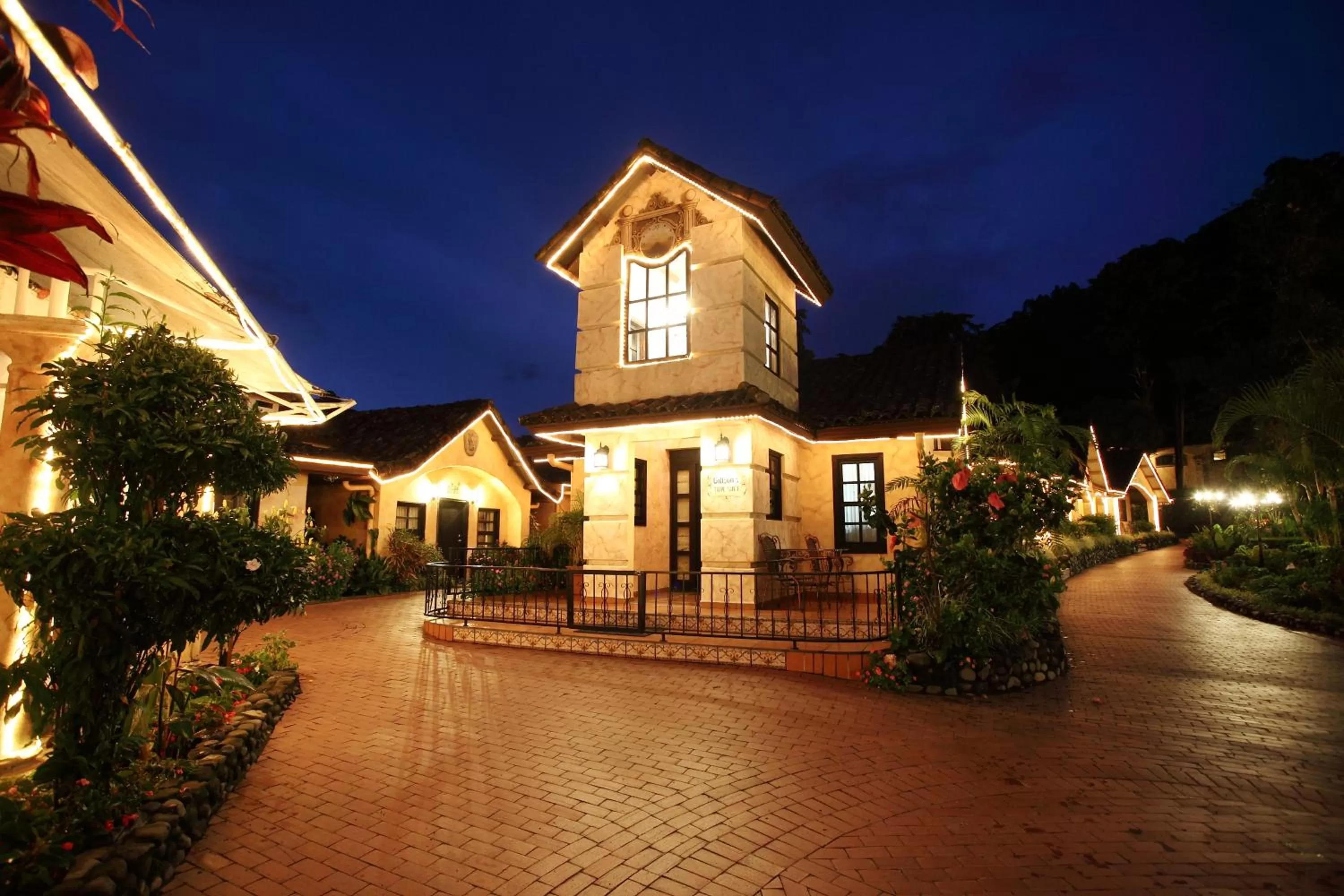 Garden view in Valle Escondido Resort