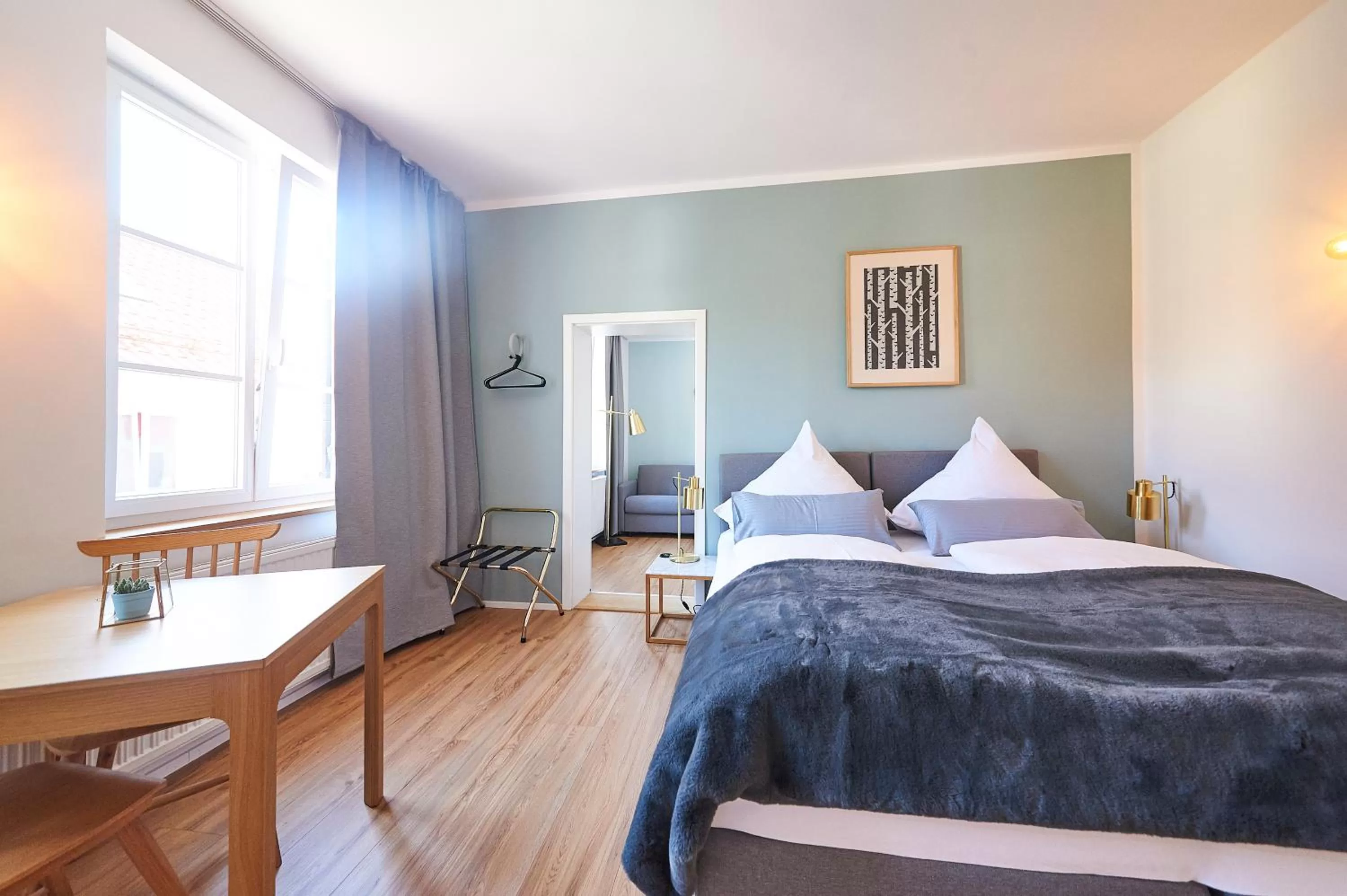 Bedroom, Bed in Hotel Garni Goldammer