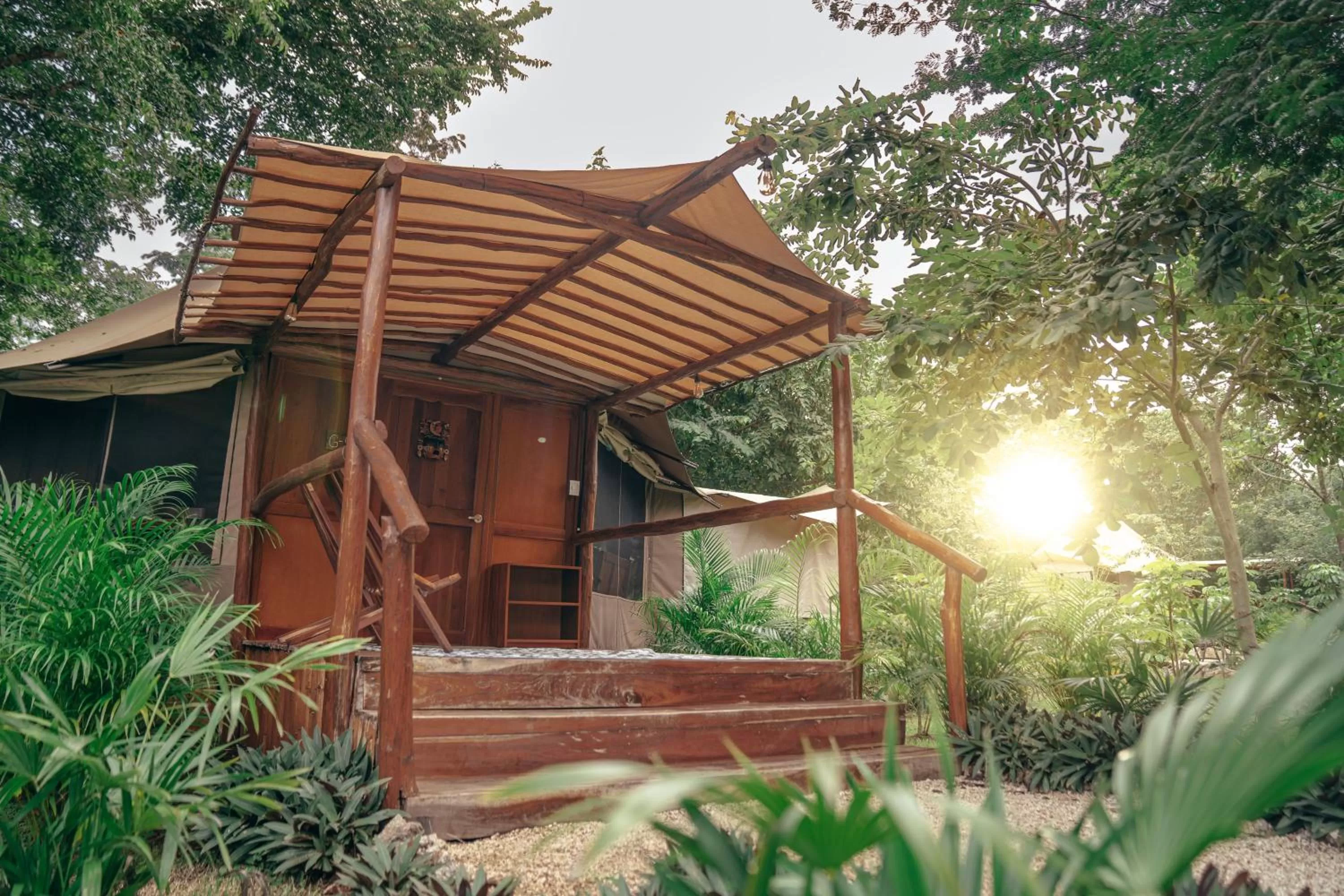 Property building in Destino Mío Mayan Jungle Retreat