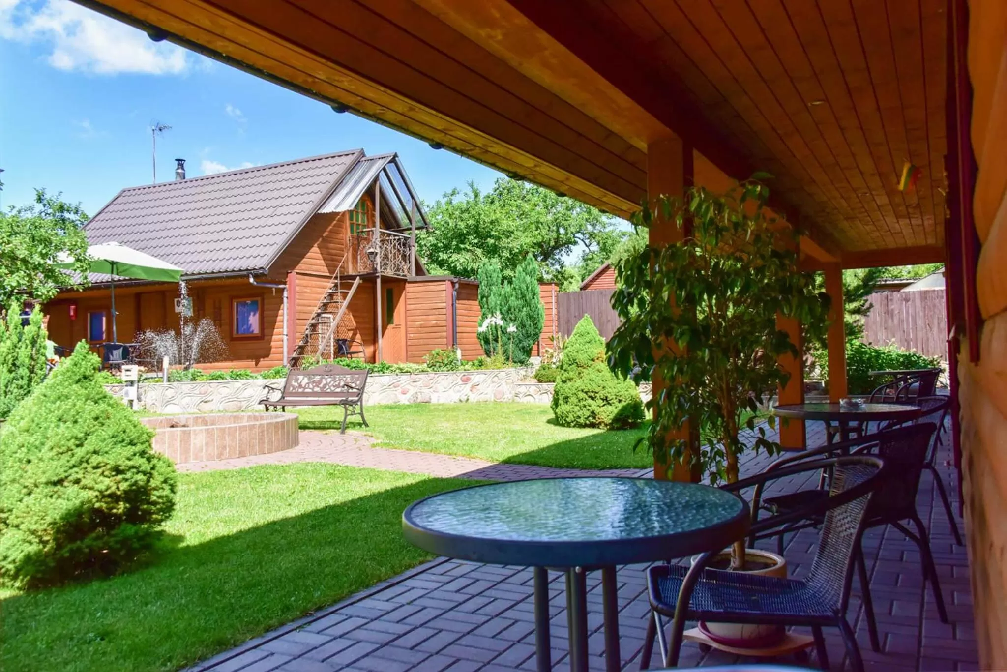 Patio, Garden in "Trakaitis" nameliai