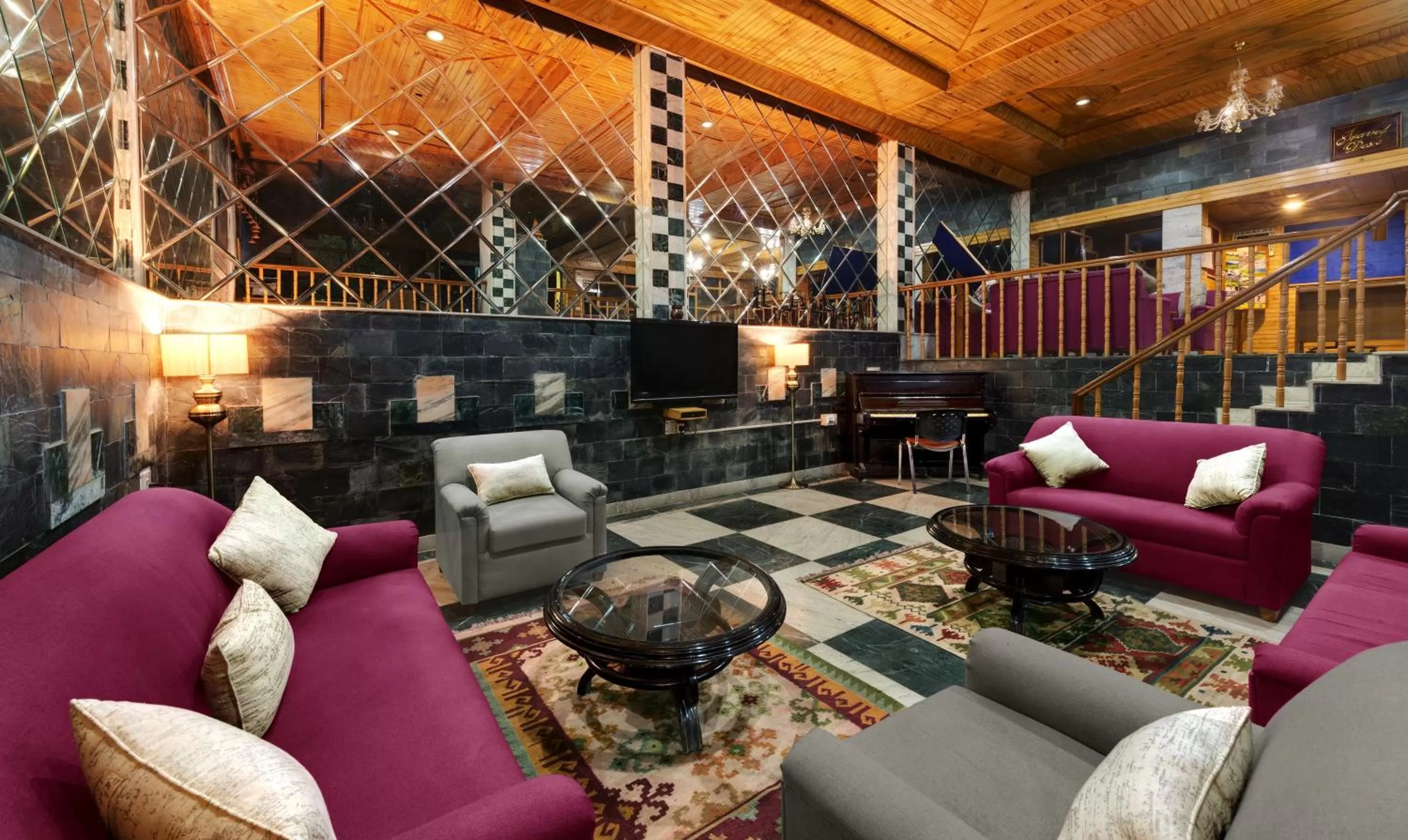 Lobby or reception in Bravia Hotel Manali Inn