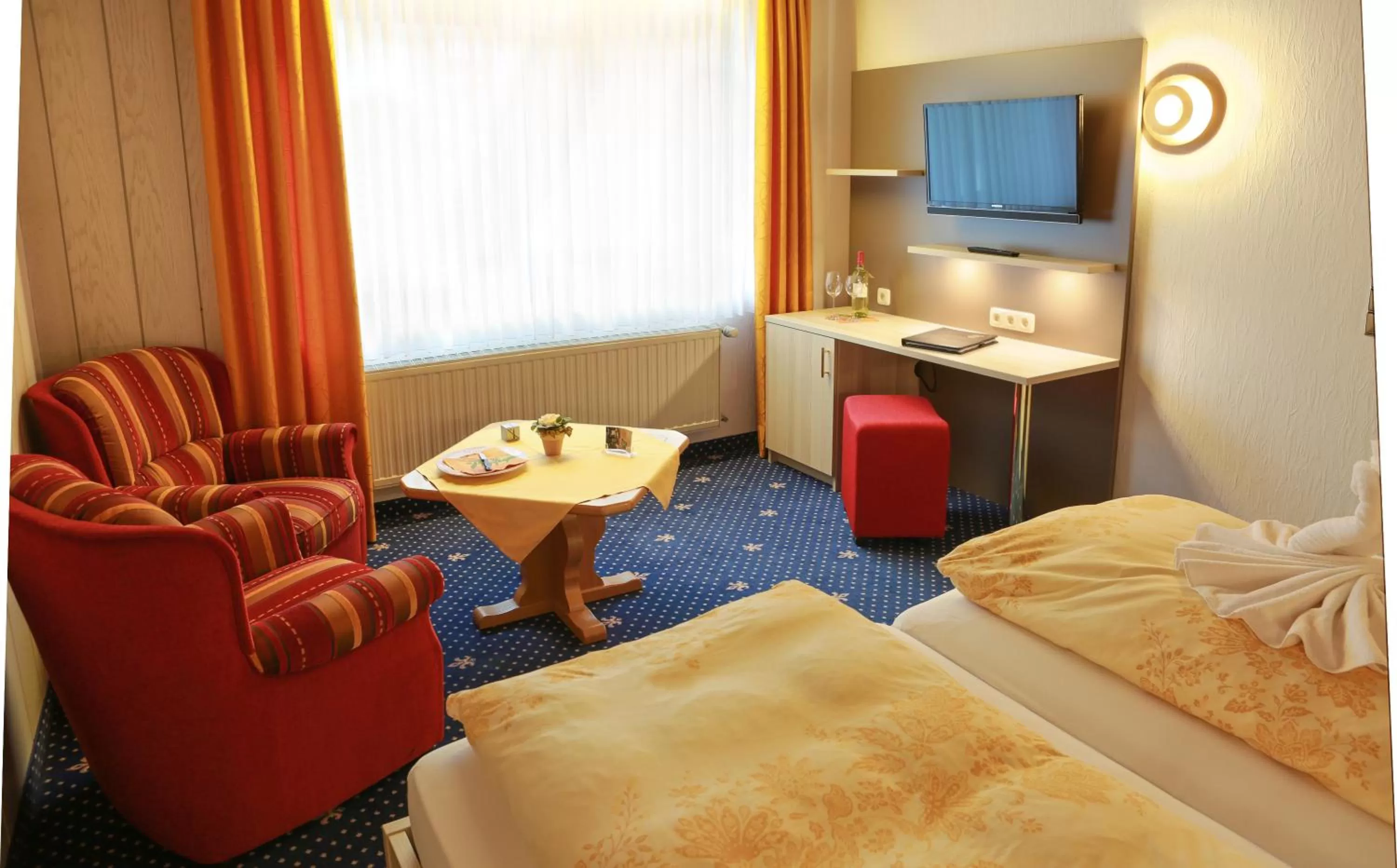 TV and multimedia, Seating Area in Sporthotel Göbel