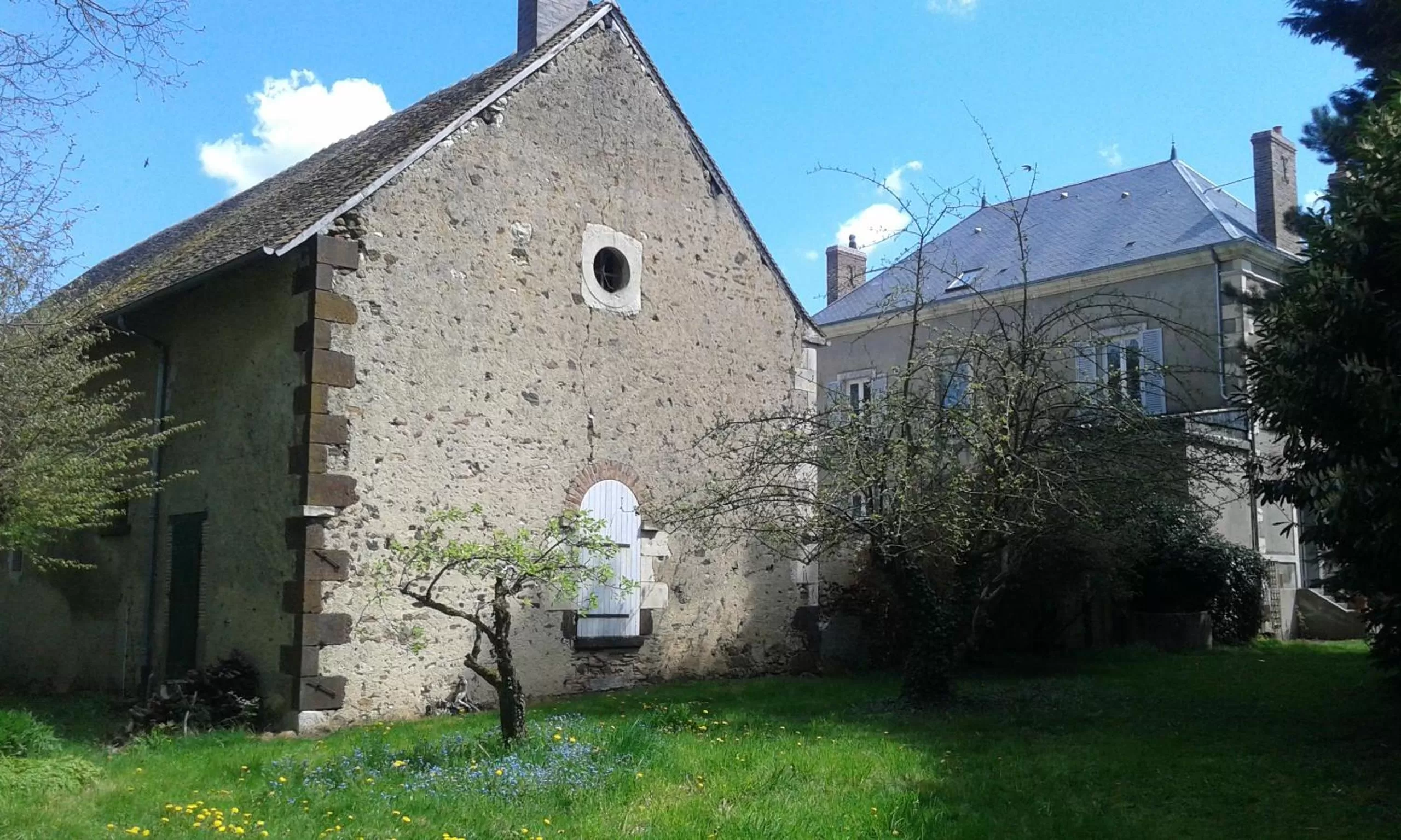 Garden view in La Sauldre