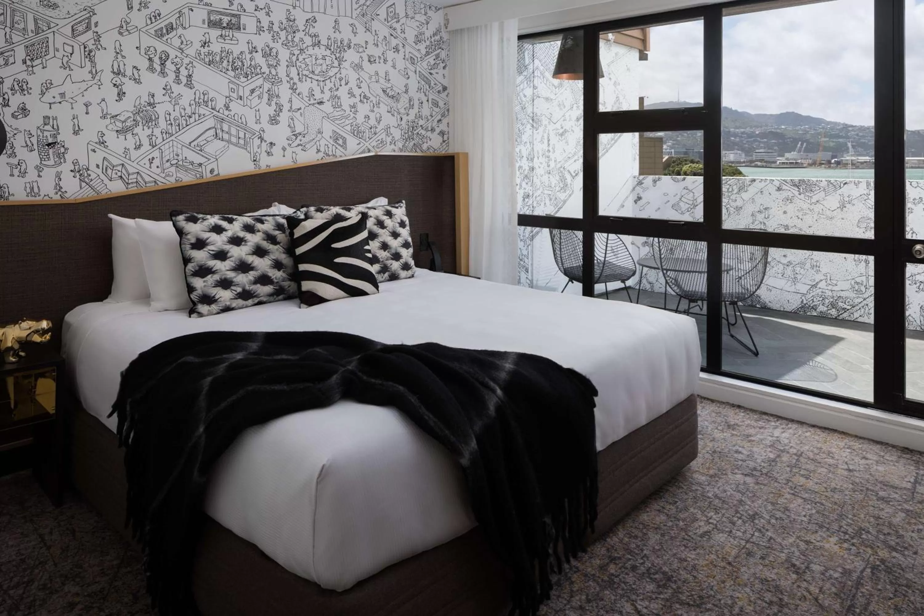 Bedroom, Bed in QT Wellington