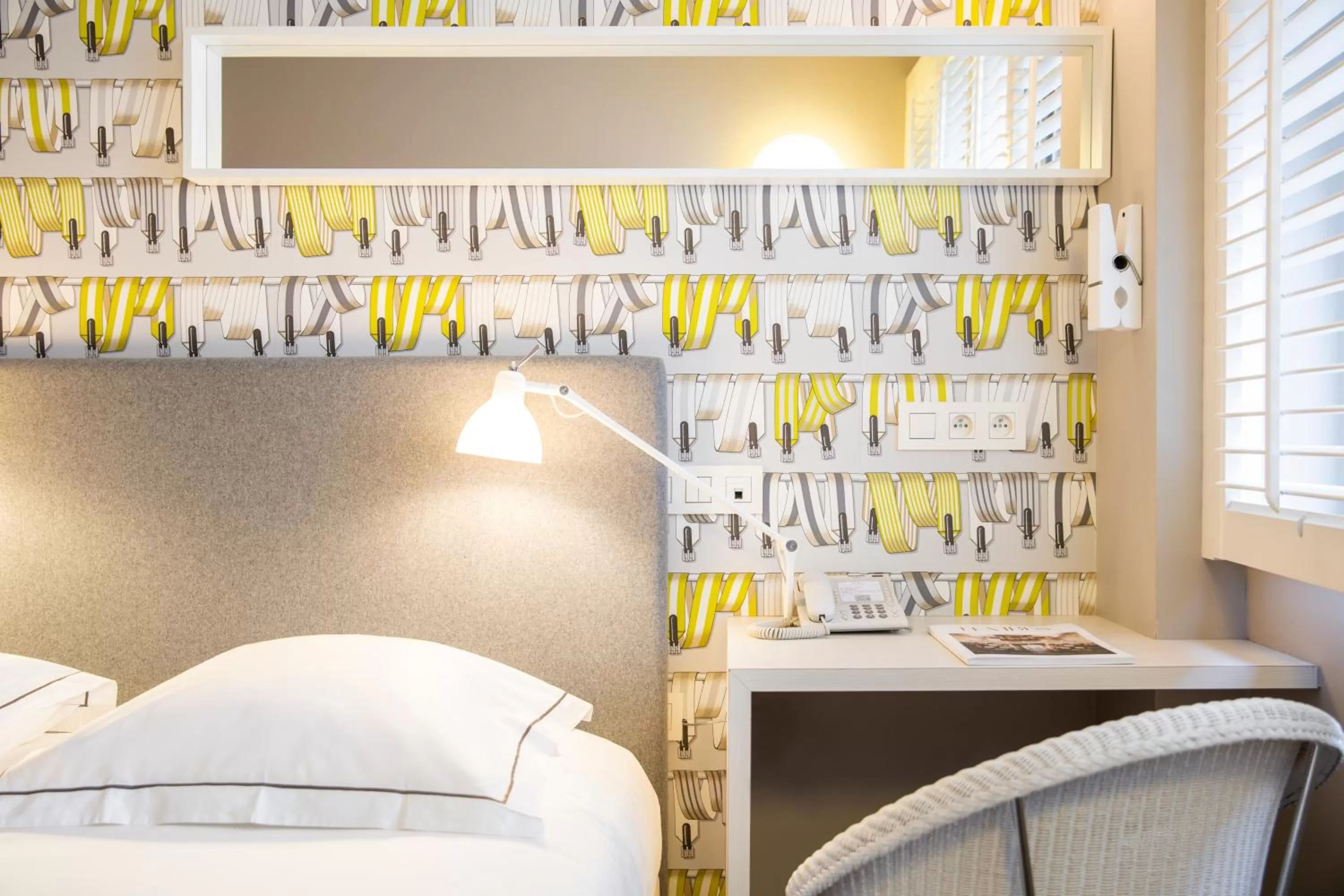 Bedroom, Bed in Hotel Made In Louise