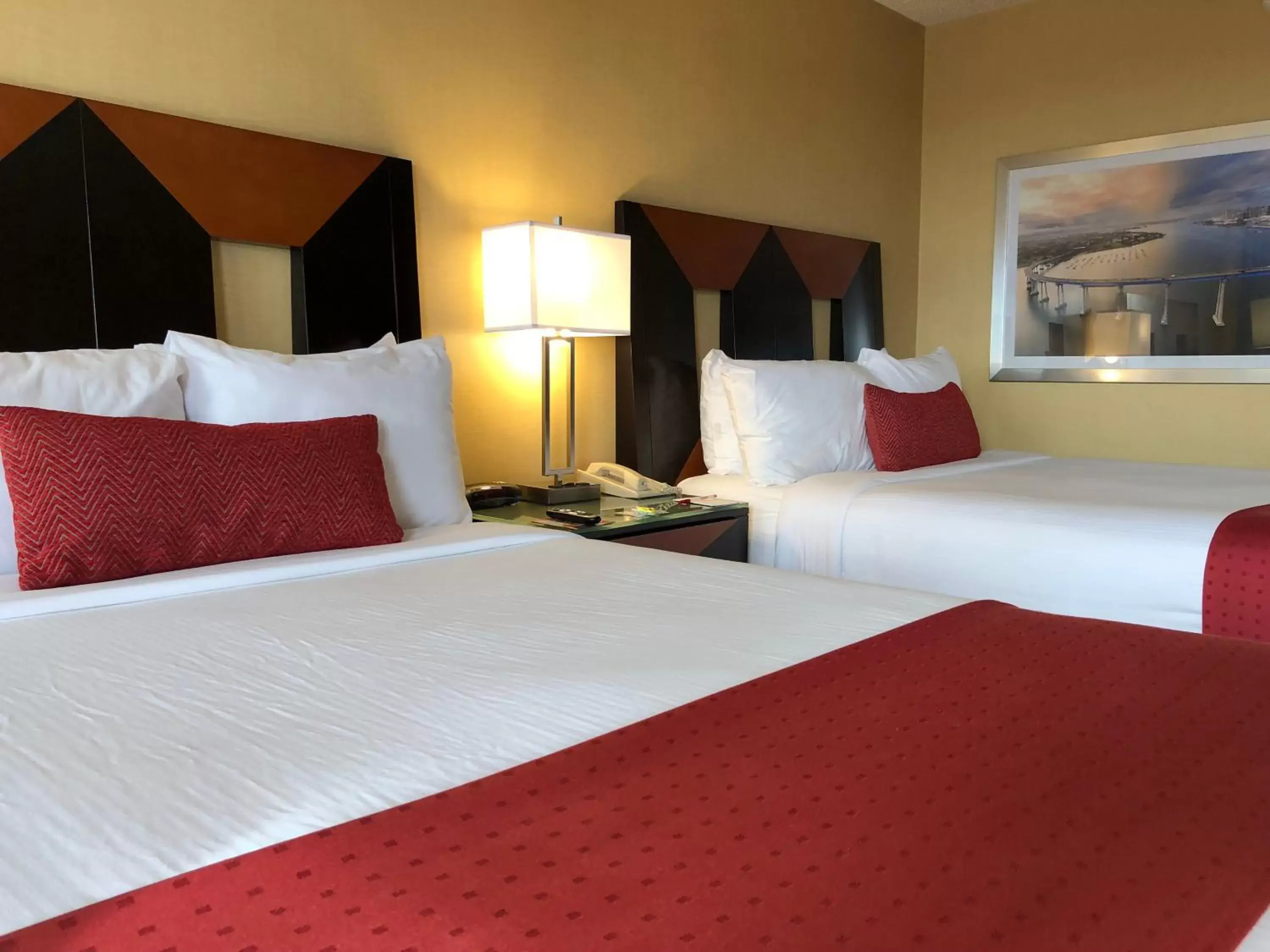 Double Room with Two Double Beds - Non-Smoking in Ramada by Wyndham San Diego National City Double Room with Two Double Beds - Non-Smoking in Ramada by Wyndham San Diego National City