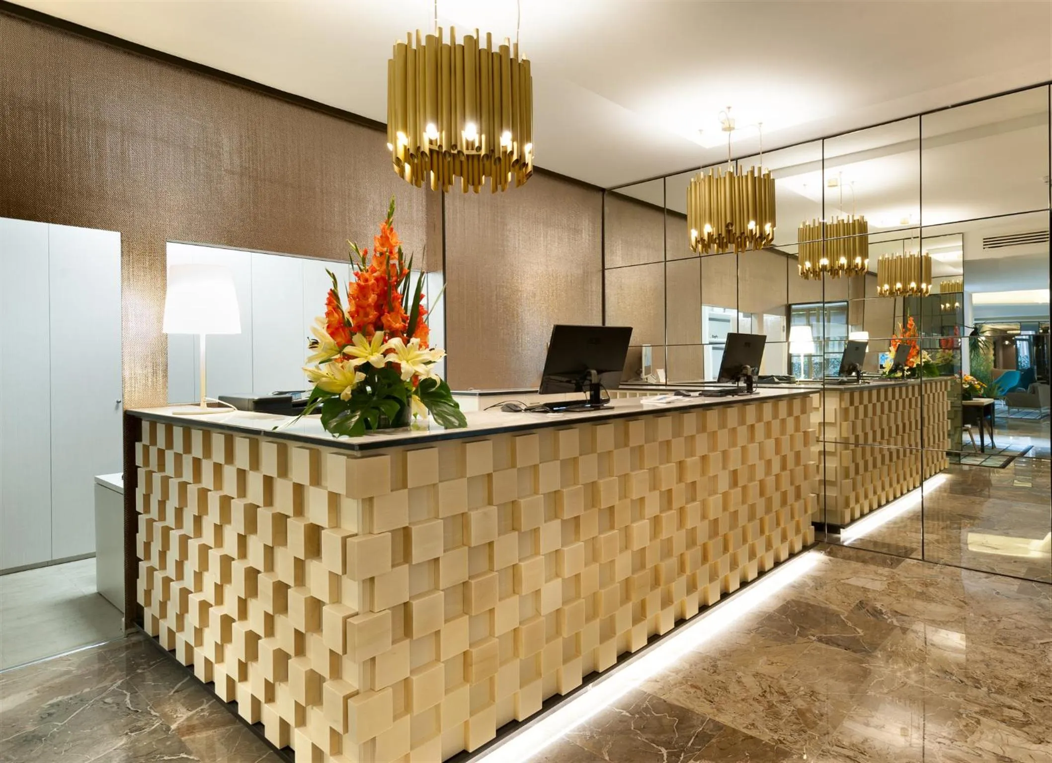 Lobby or reception in Hotel Lombardia