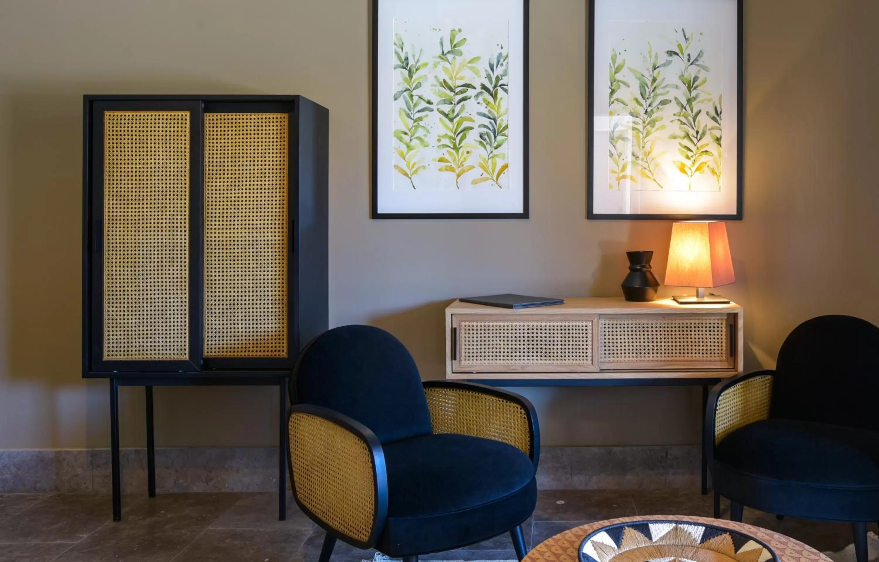 Seating area in Domaine la Pierre Blanche