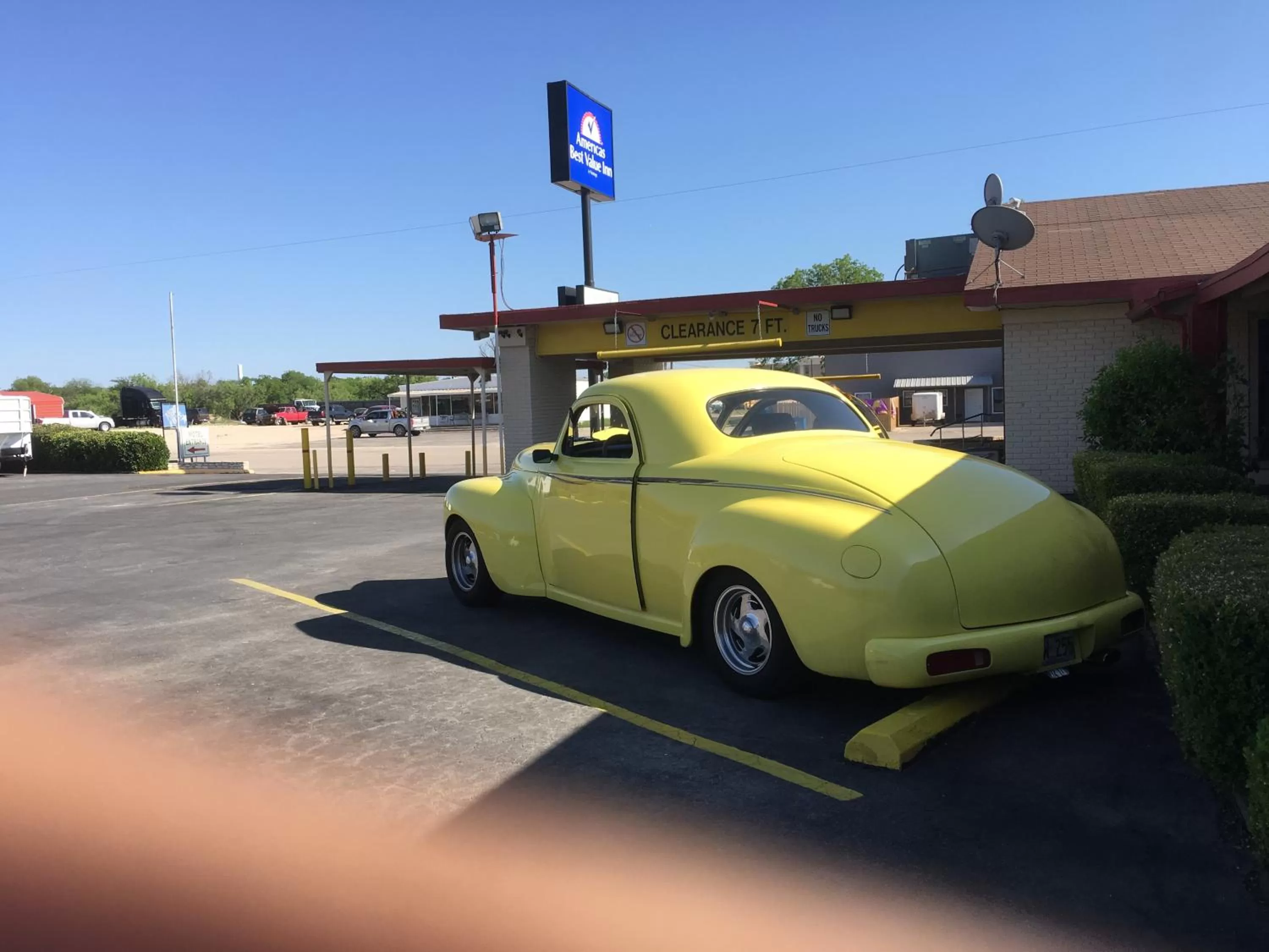 Property building in Americas Best Value Inn Ozona