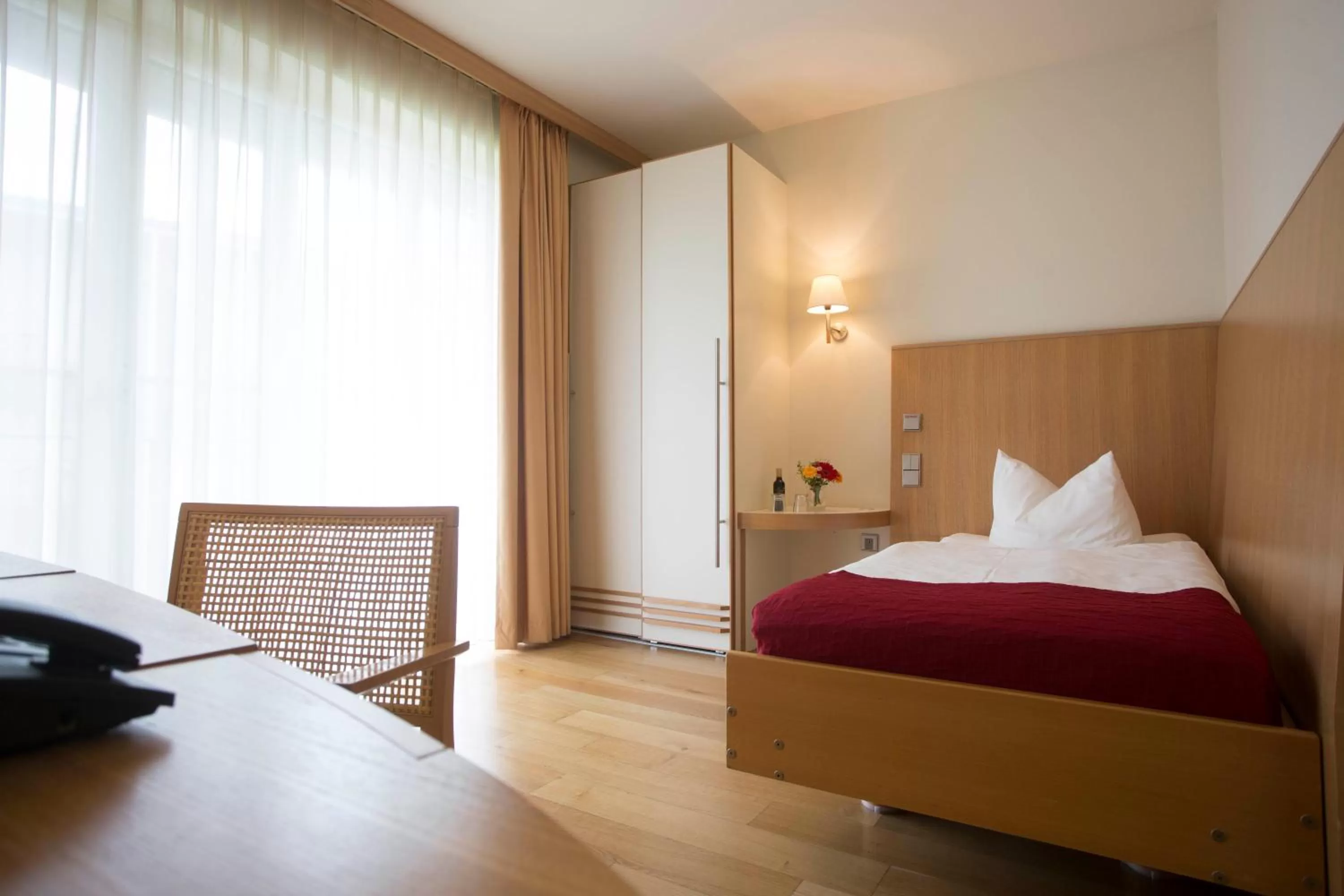 Bed in Seehotel Rheinsberg