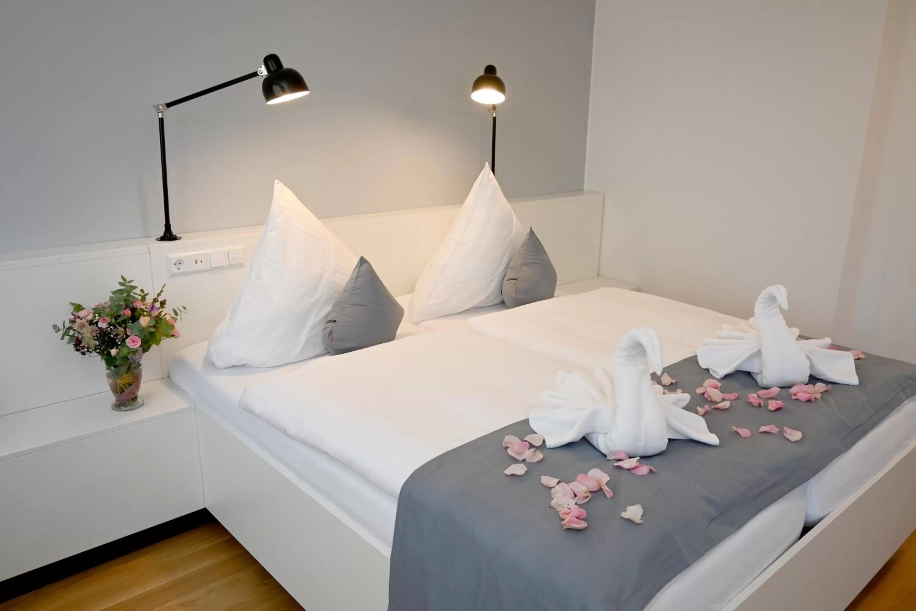 Bed in Hotel Brandenburger Dom