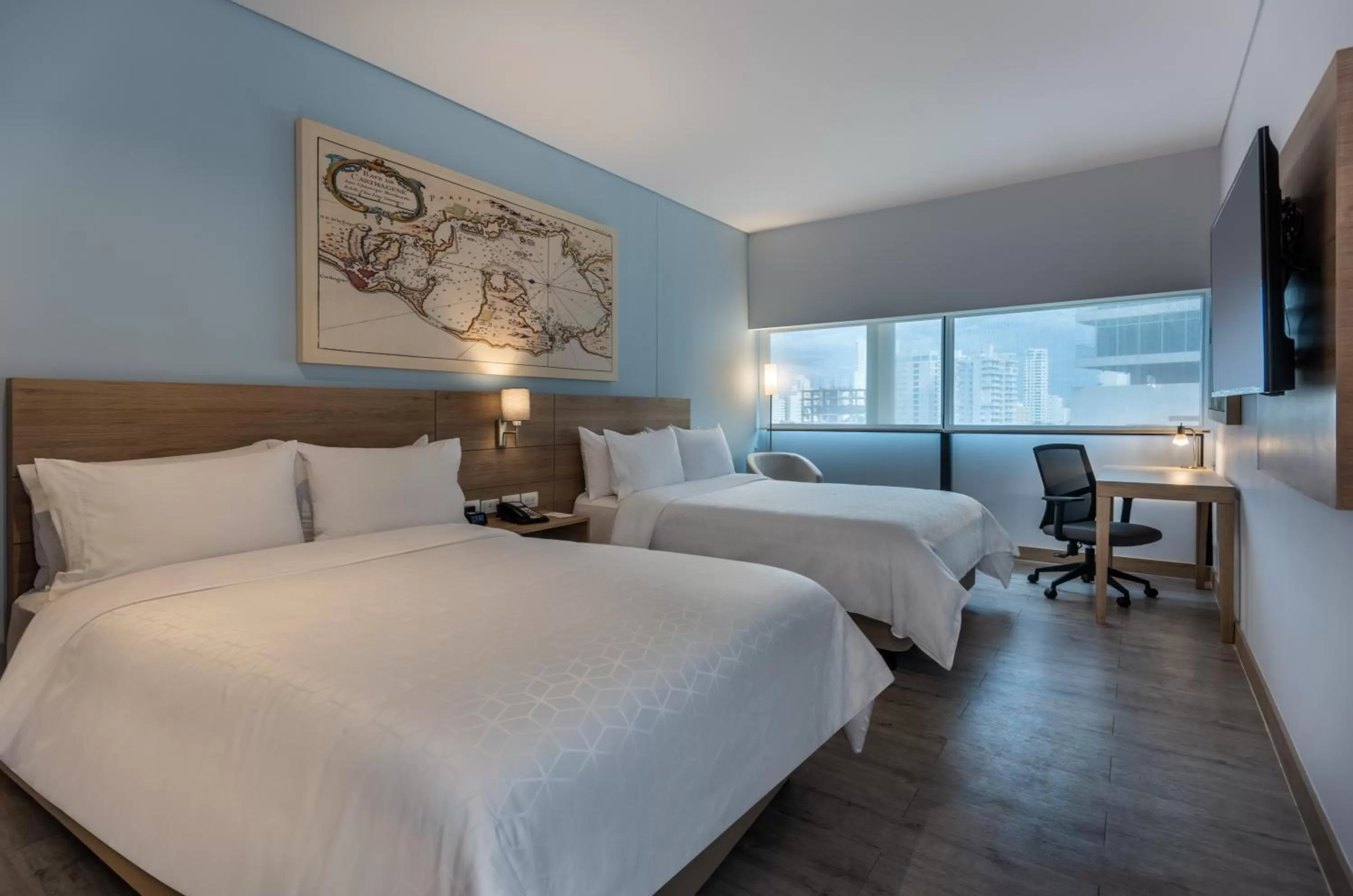 Photo of the whole room, Bed in Holiday Inn Express Cartagena Manga by IHG