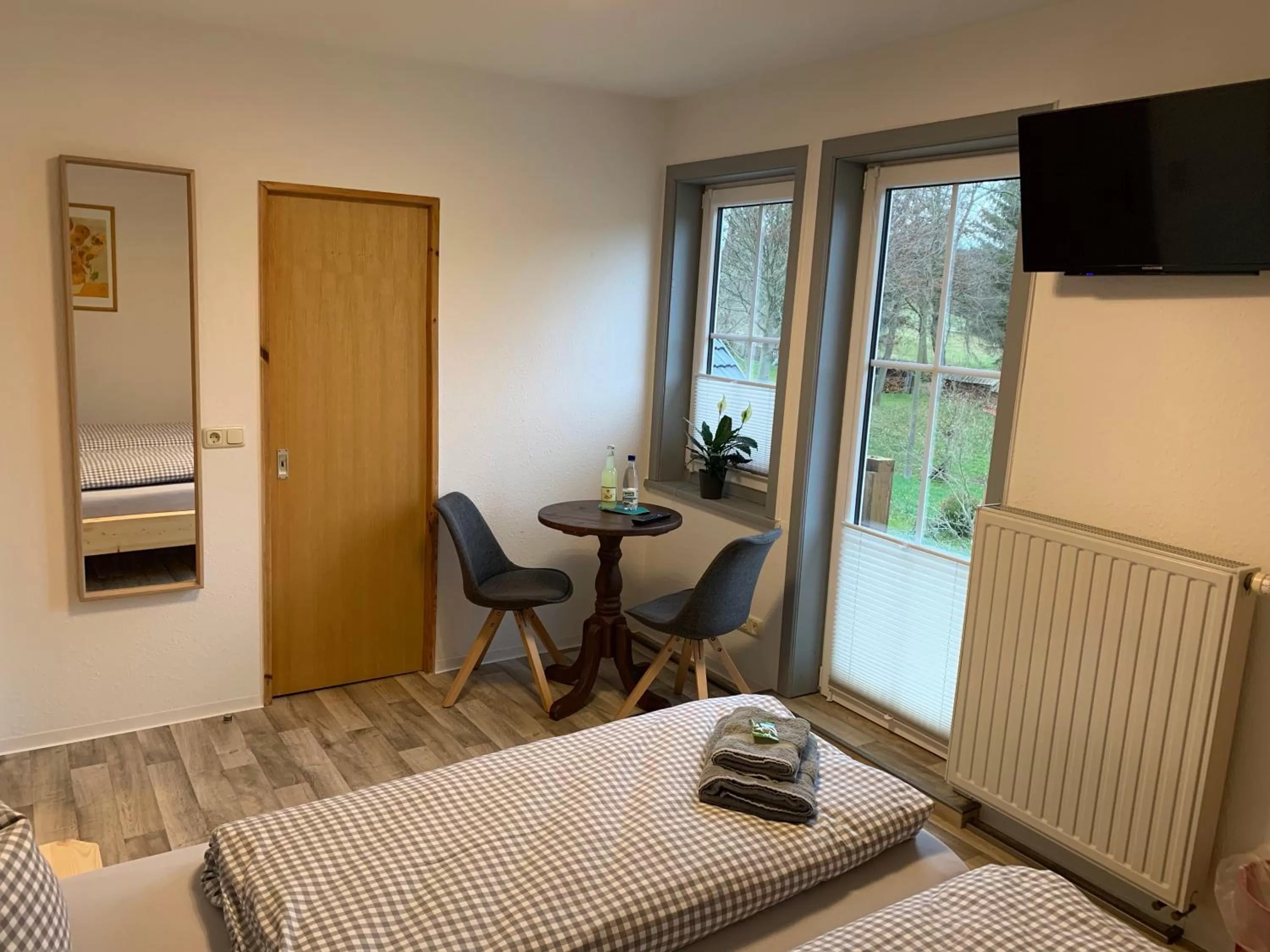 Seating area, Bed in Landgasthof Wetteraperle