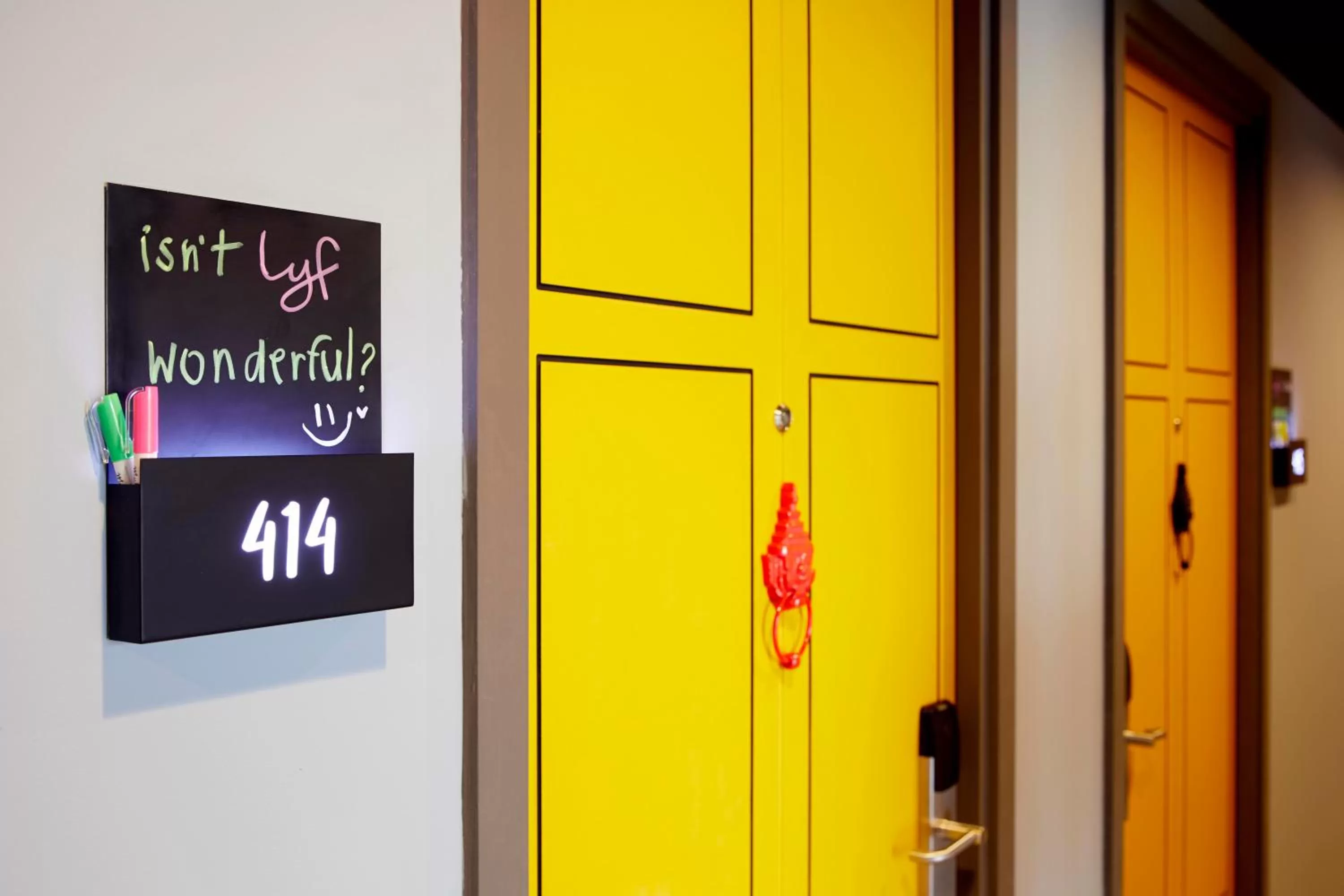 Decorative detail in lyf Sukhumvit 8 Bangkok