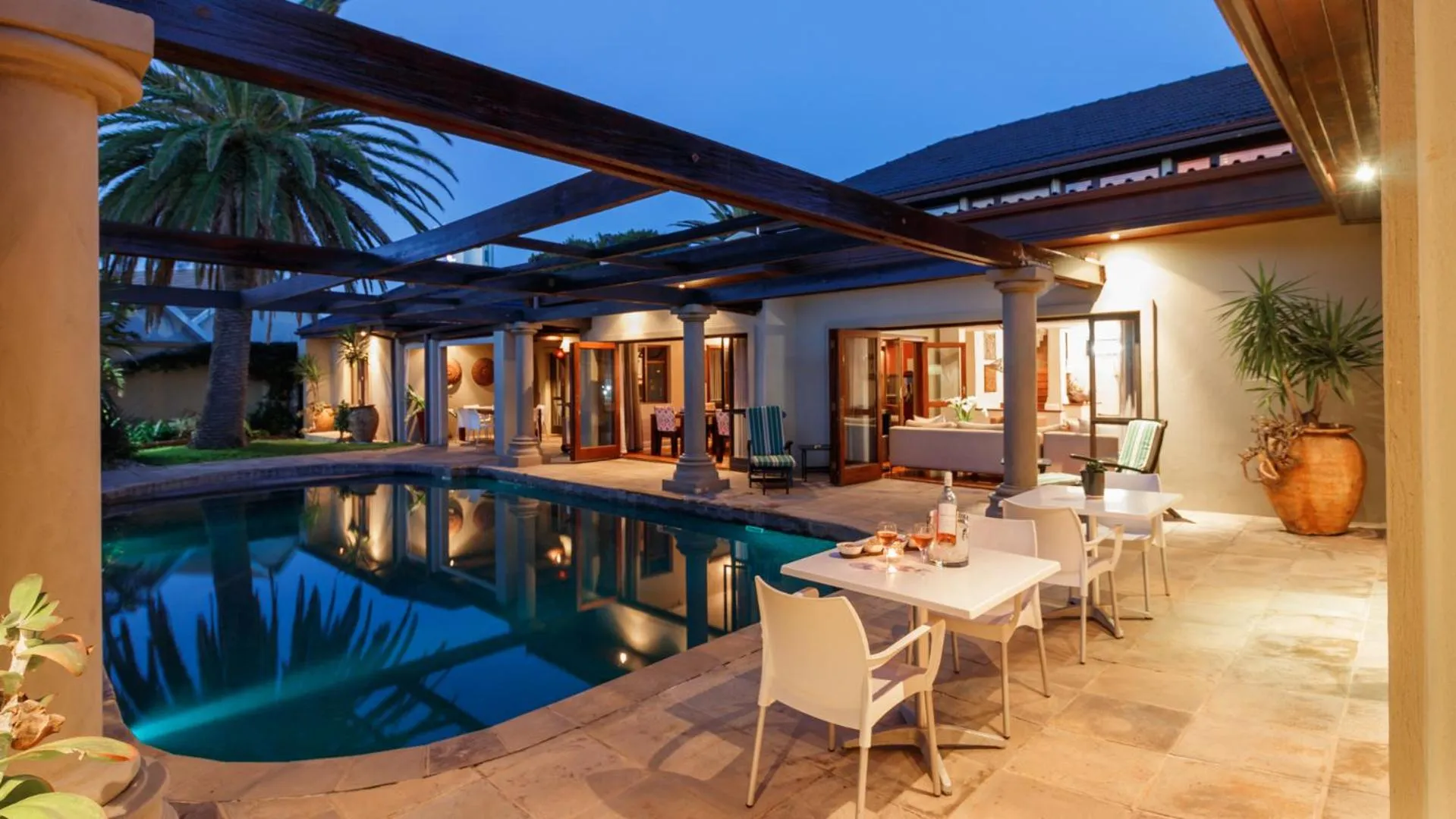 Pool view in Manor 38