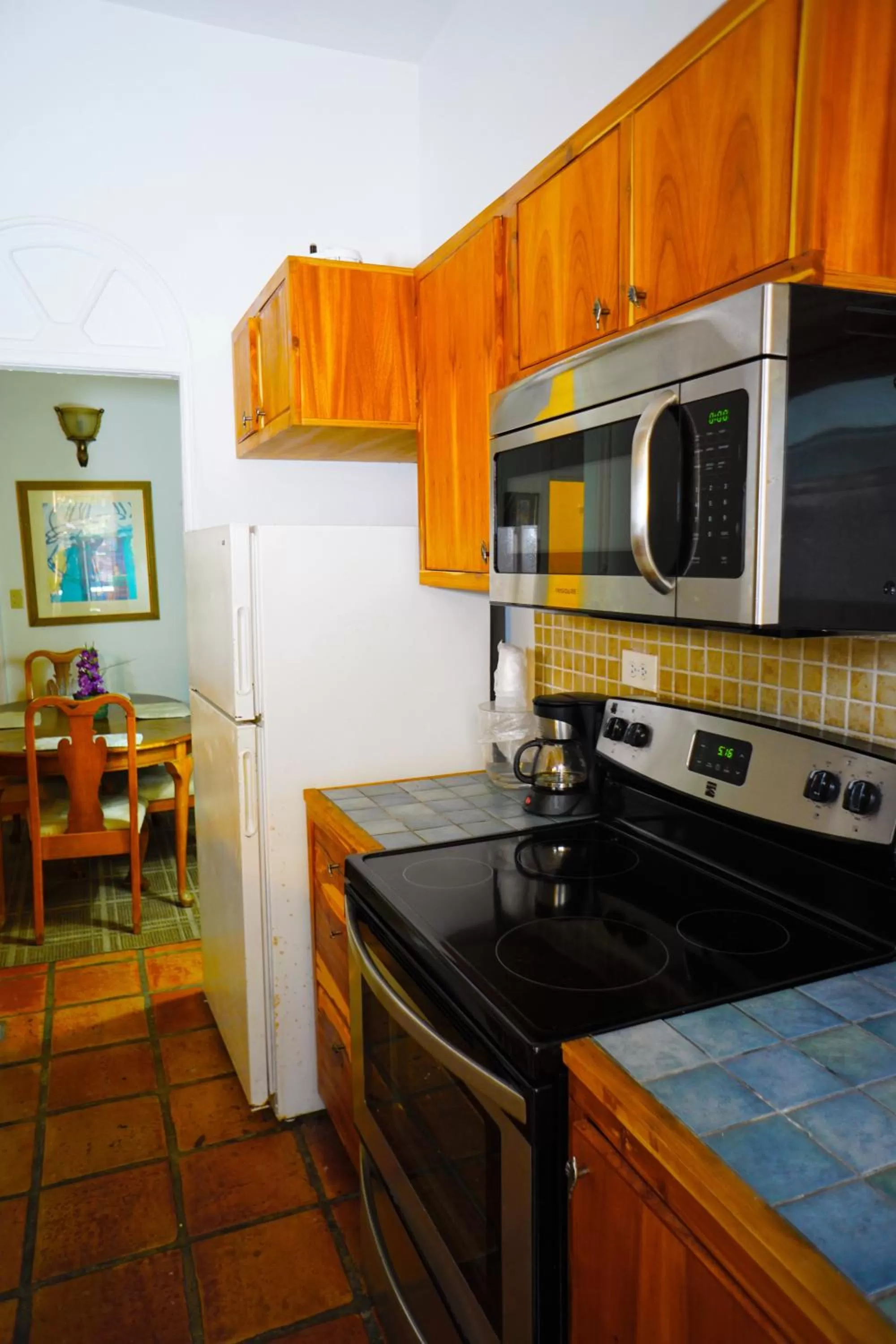 Kitchen or kitchenette in At Wind Chimes Boutique Hotel