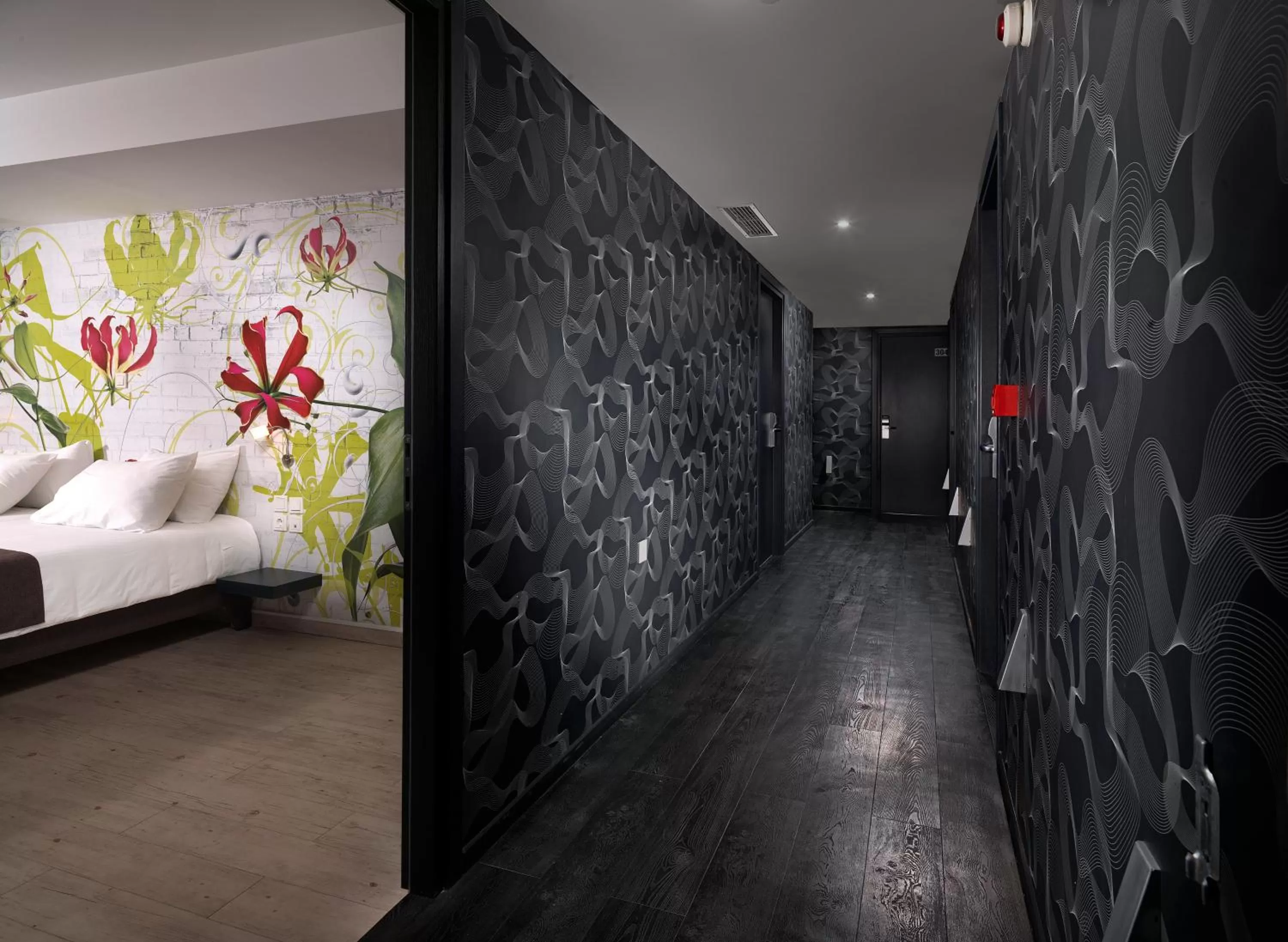 Bed in Airotel Patras Smart Hotel