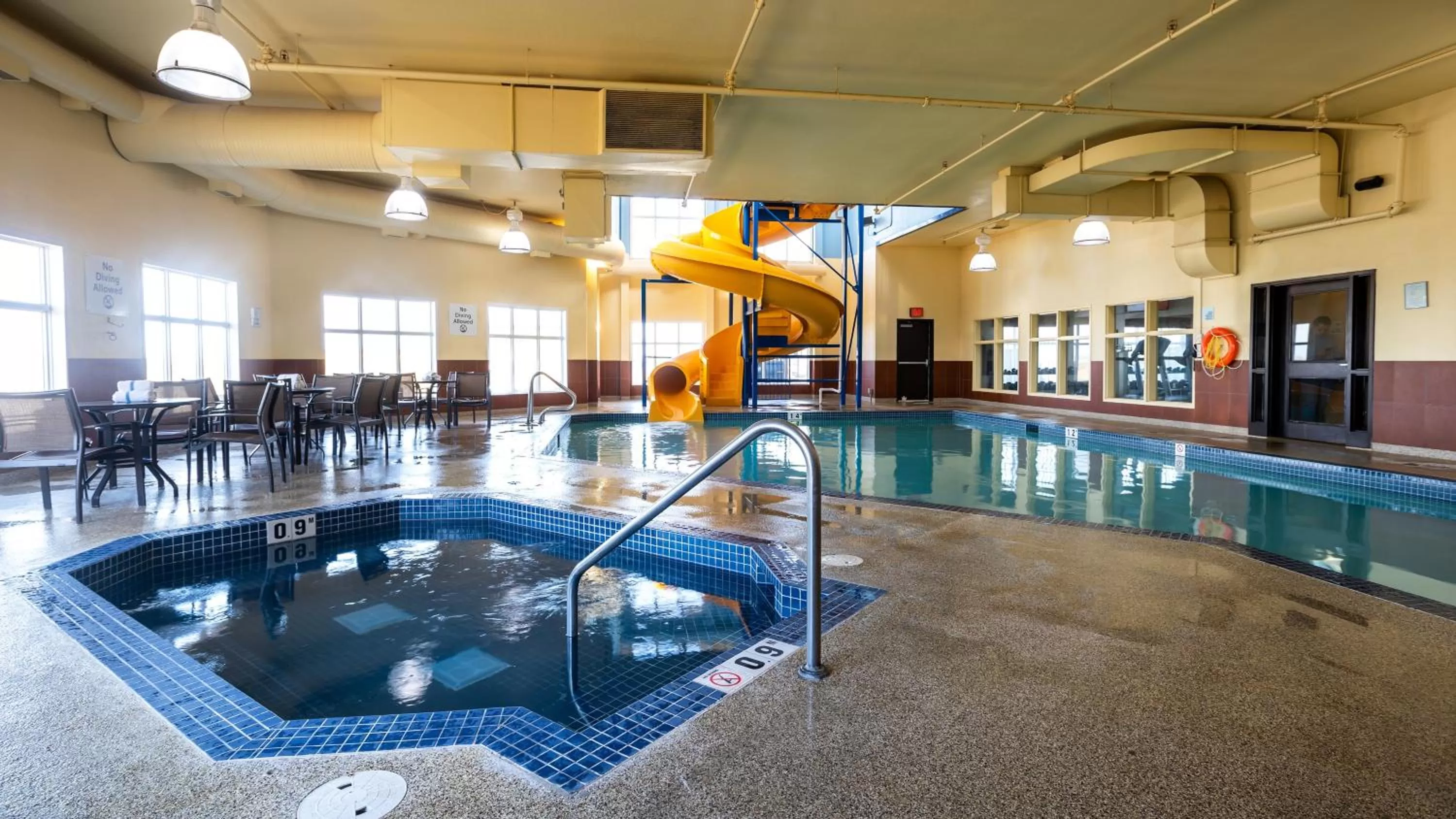 Swimming pool in Holiday Inn Express Hotel & Suites - Edmonton International Airport by IHG