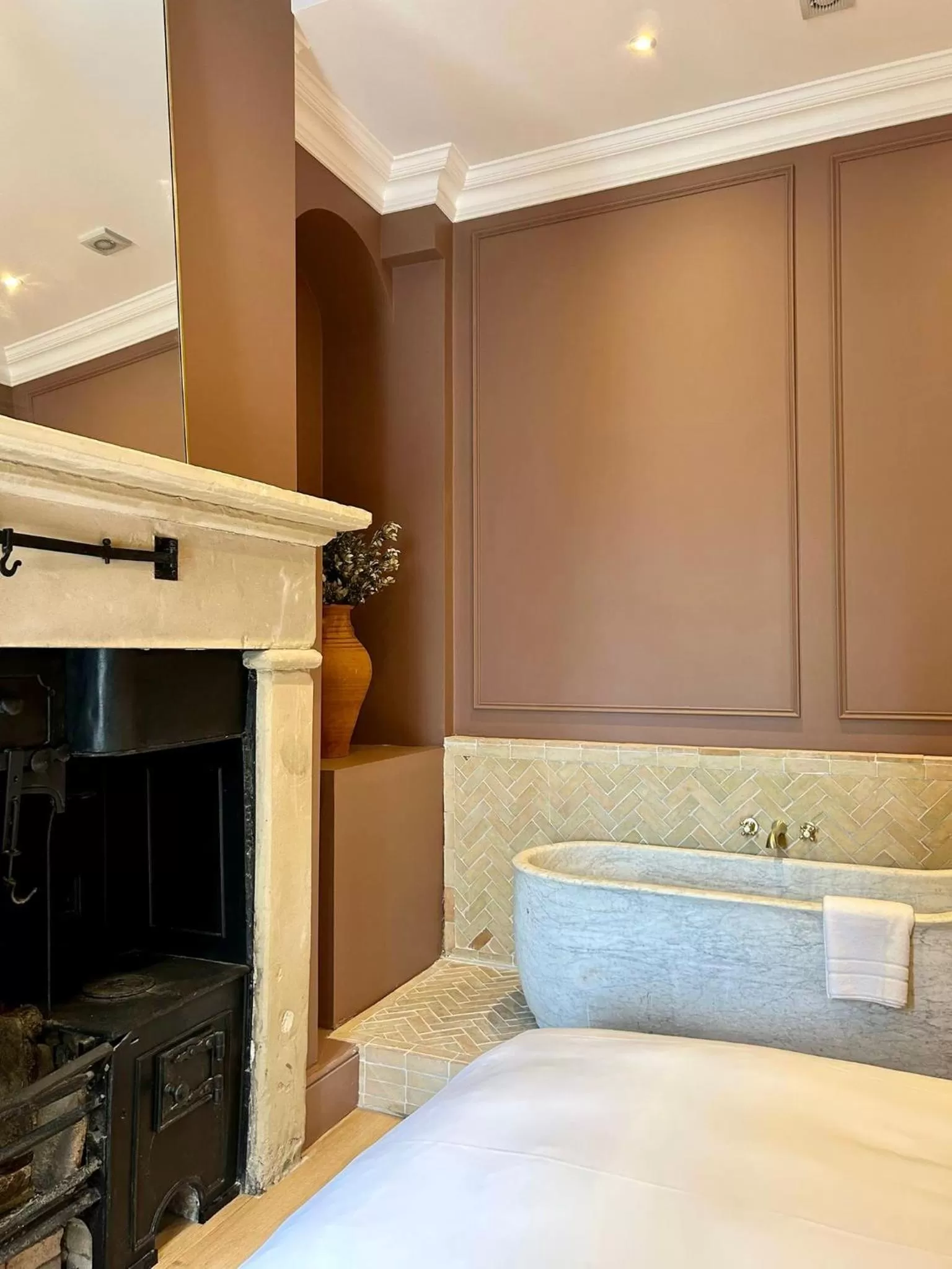 Bedroom, Bed in Railway House York by Chateau Anna