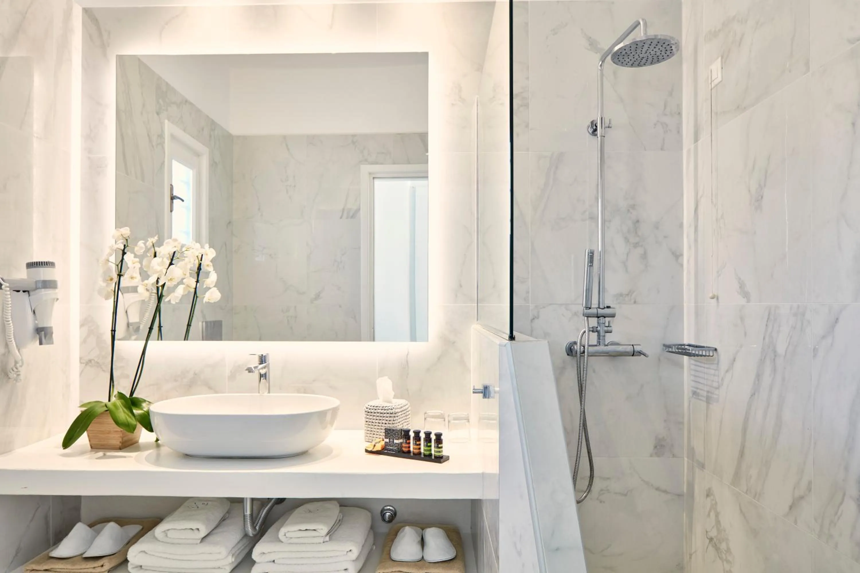 Shower in Archipelagos Hotel - Small Luxury Hotels of the World