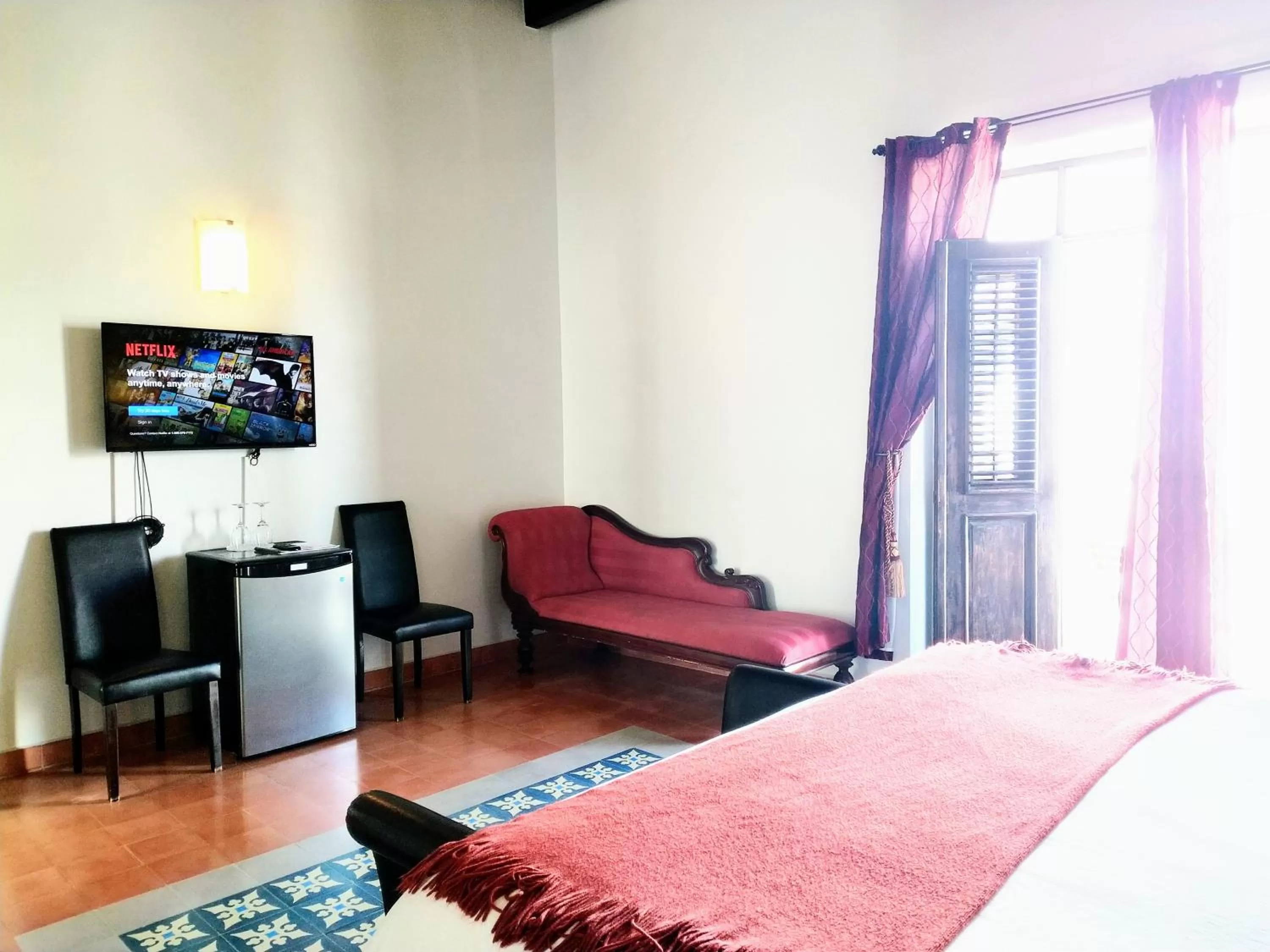 Bed in La Terraza de San Juan