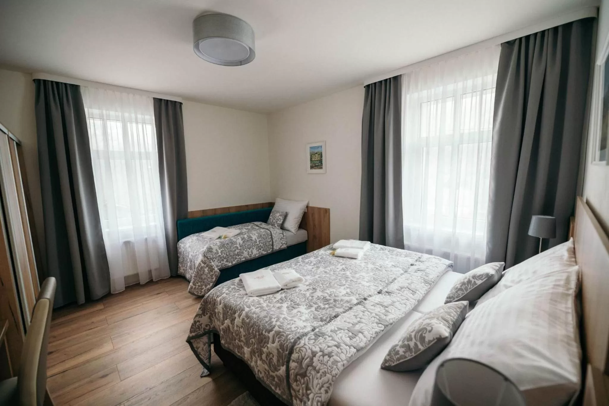 Photo of the whole room, Bed in Vila Jáchymov