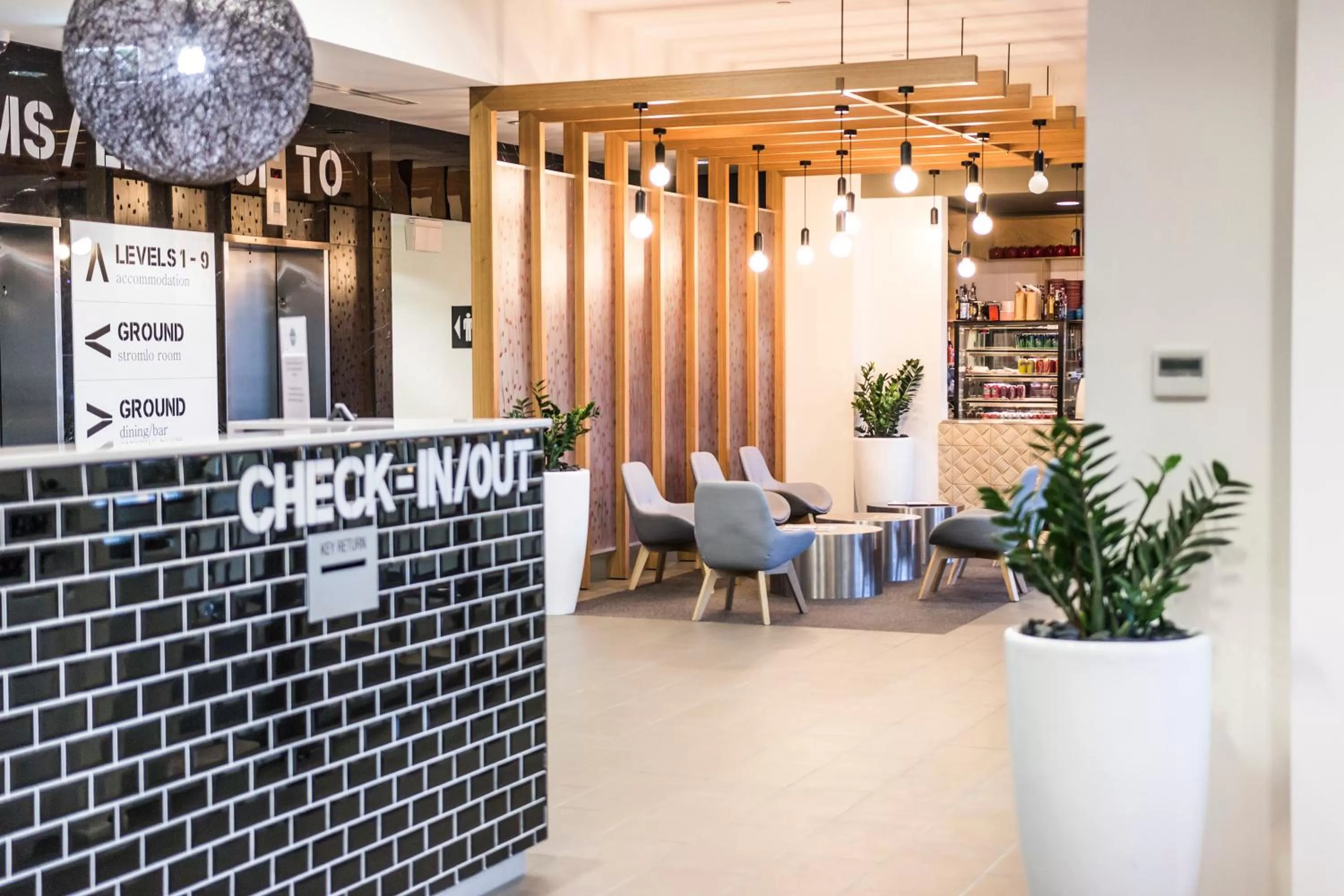 Lobby or reception in Abode Woden