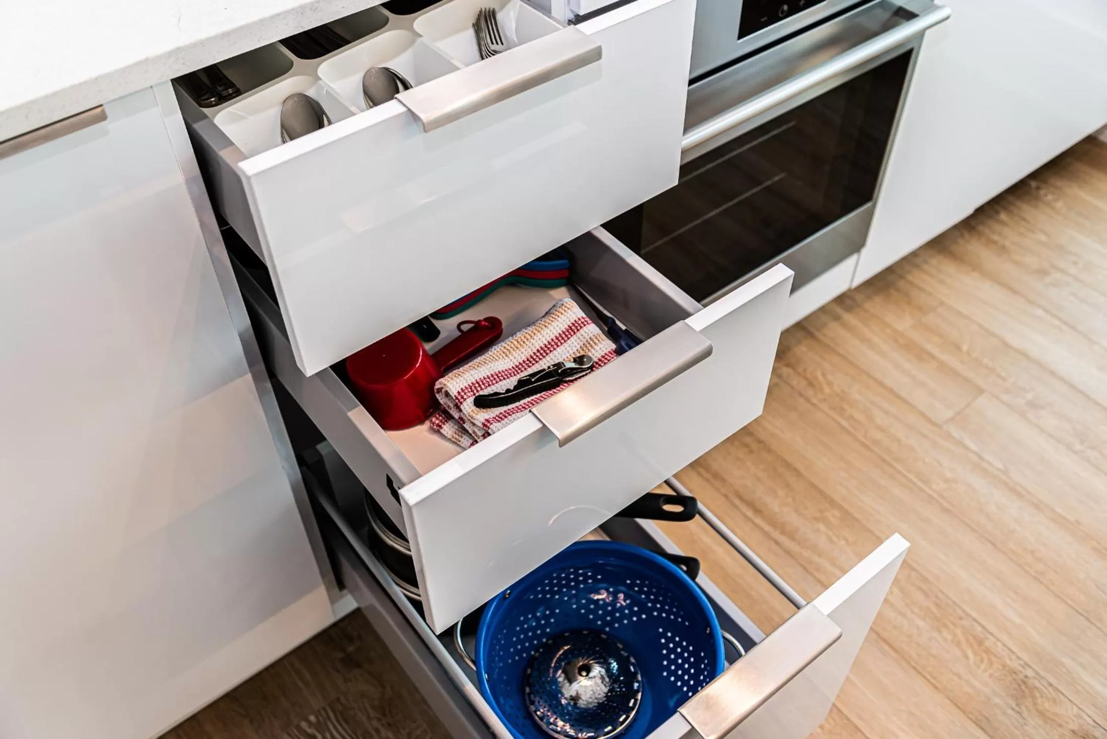 Kitchen or kitchenette in WERFY Luxury Apart-Hotel