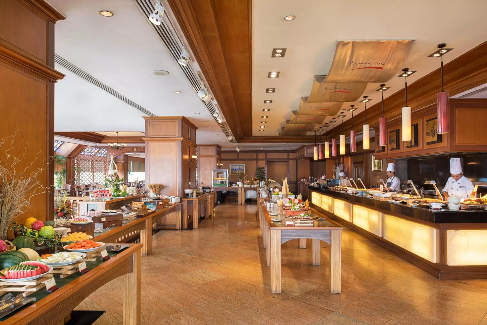 American breakfast in Prince Palace Hotel Bangkok