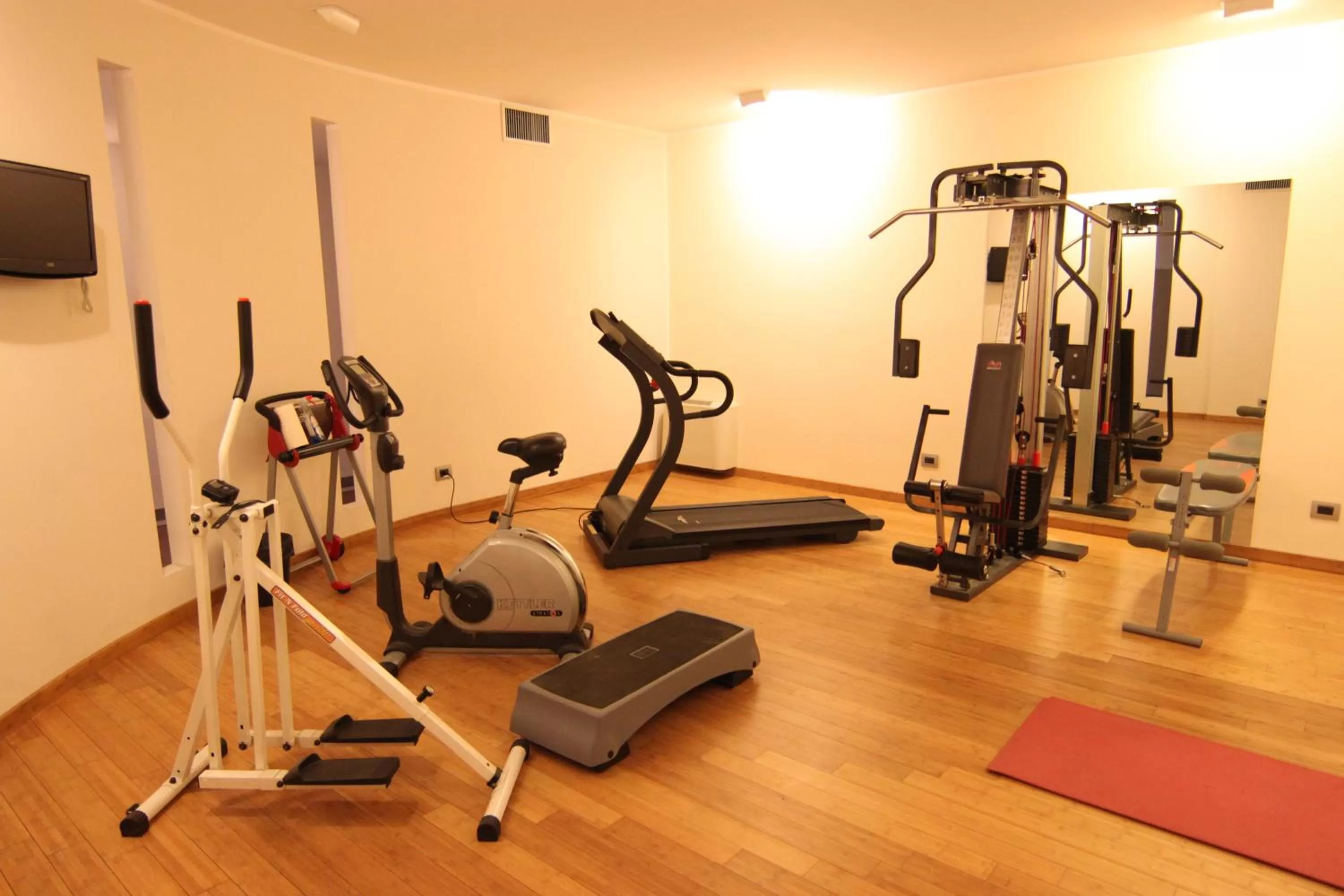 Fitness centre/facilities in Hotel Del Parco