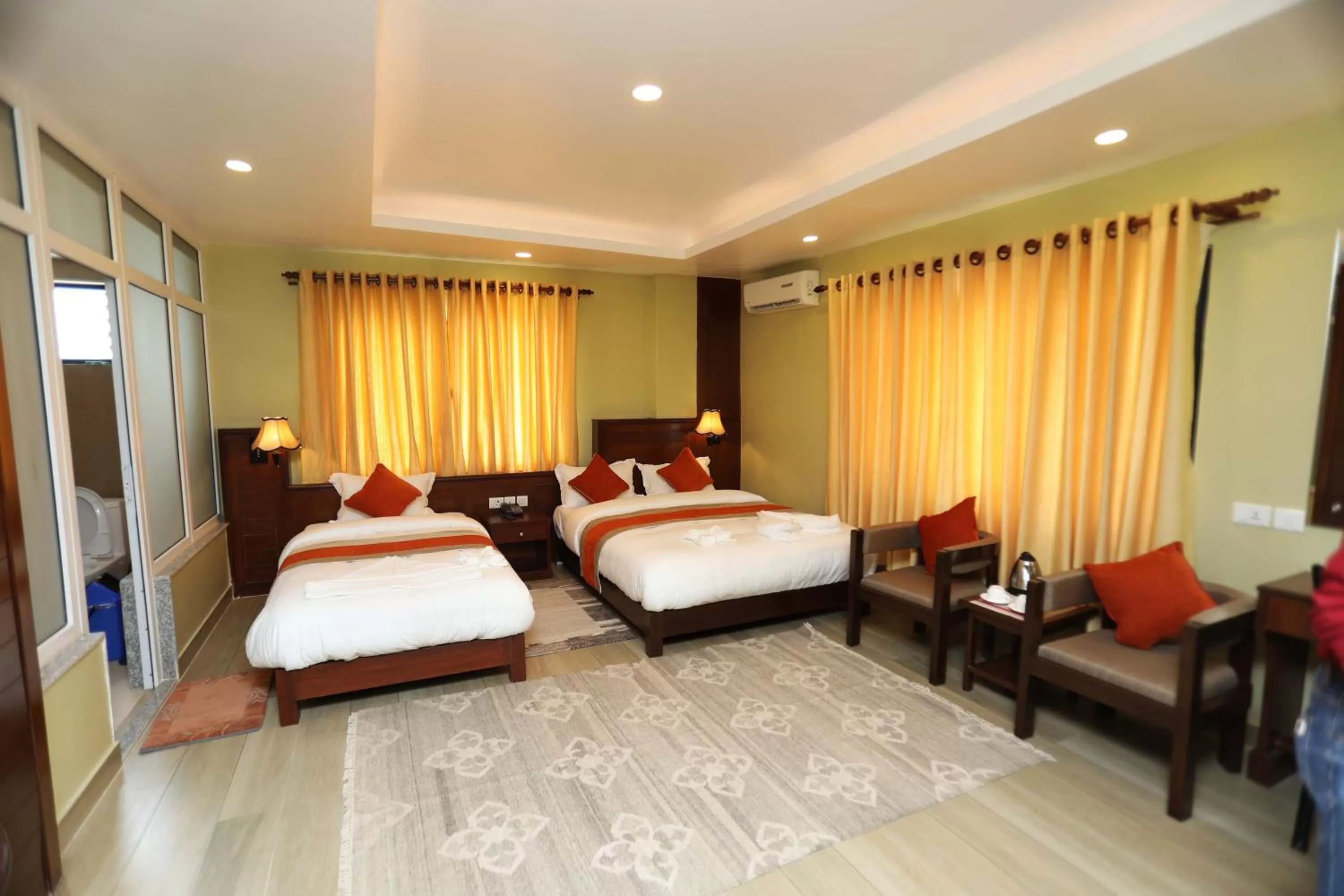 Bed in Hotel The Clock