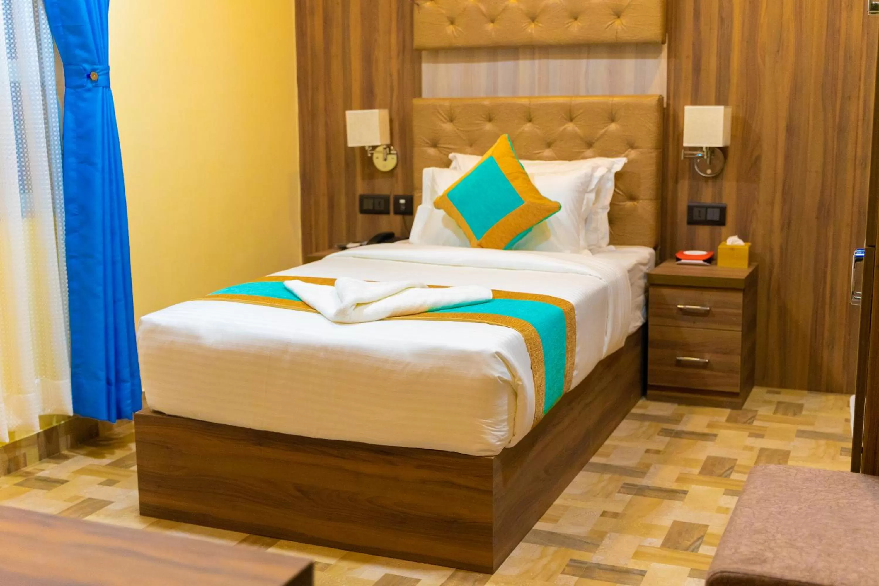 Bed in Grand Yak Boutique Hotel