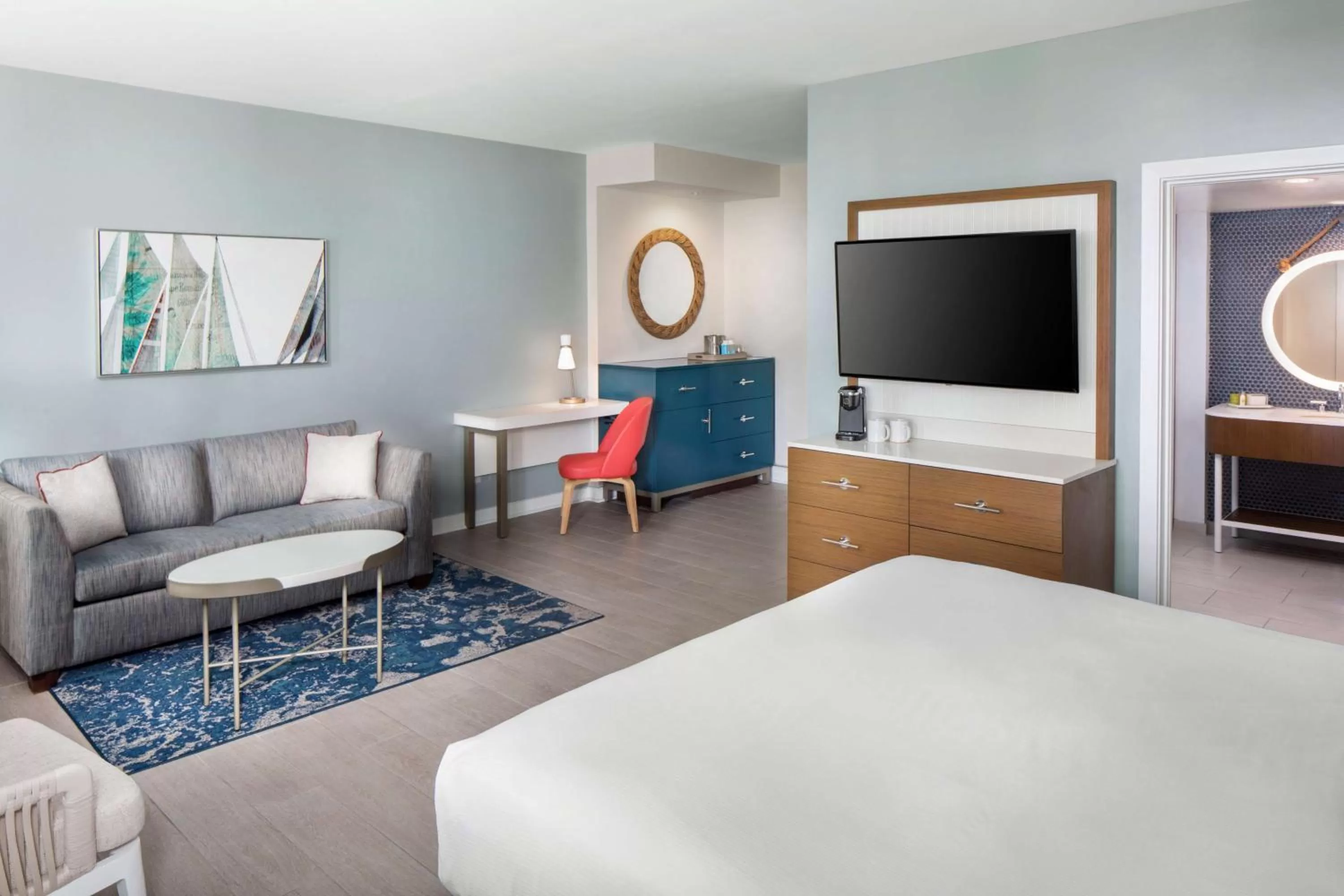 Bedroom, Bed in The Reach Key West, Curio Collection by Hilton