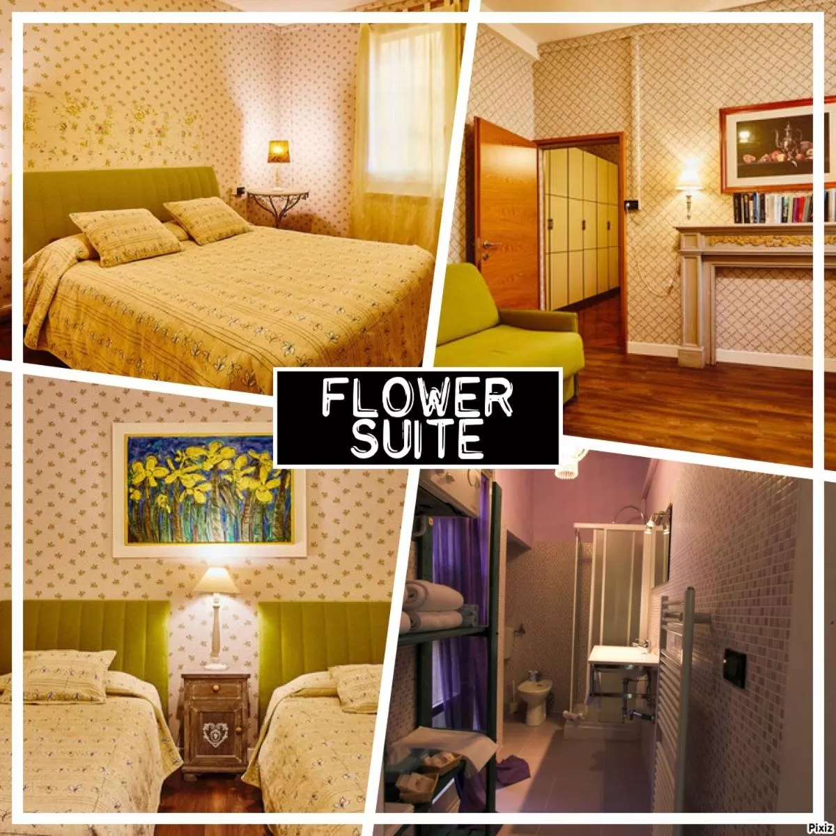 Suite with Terrace (4 Adults + 2 Children)  in Hotel Il Guercino