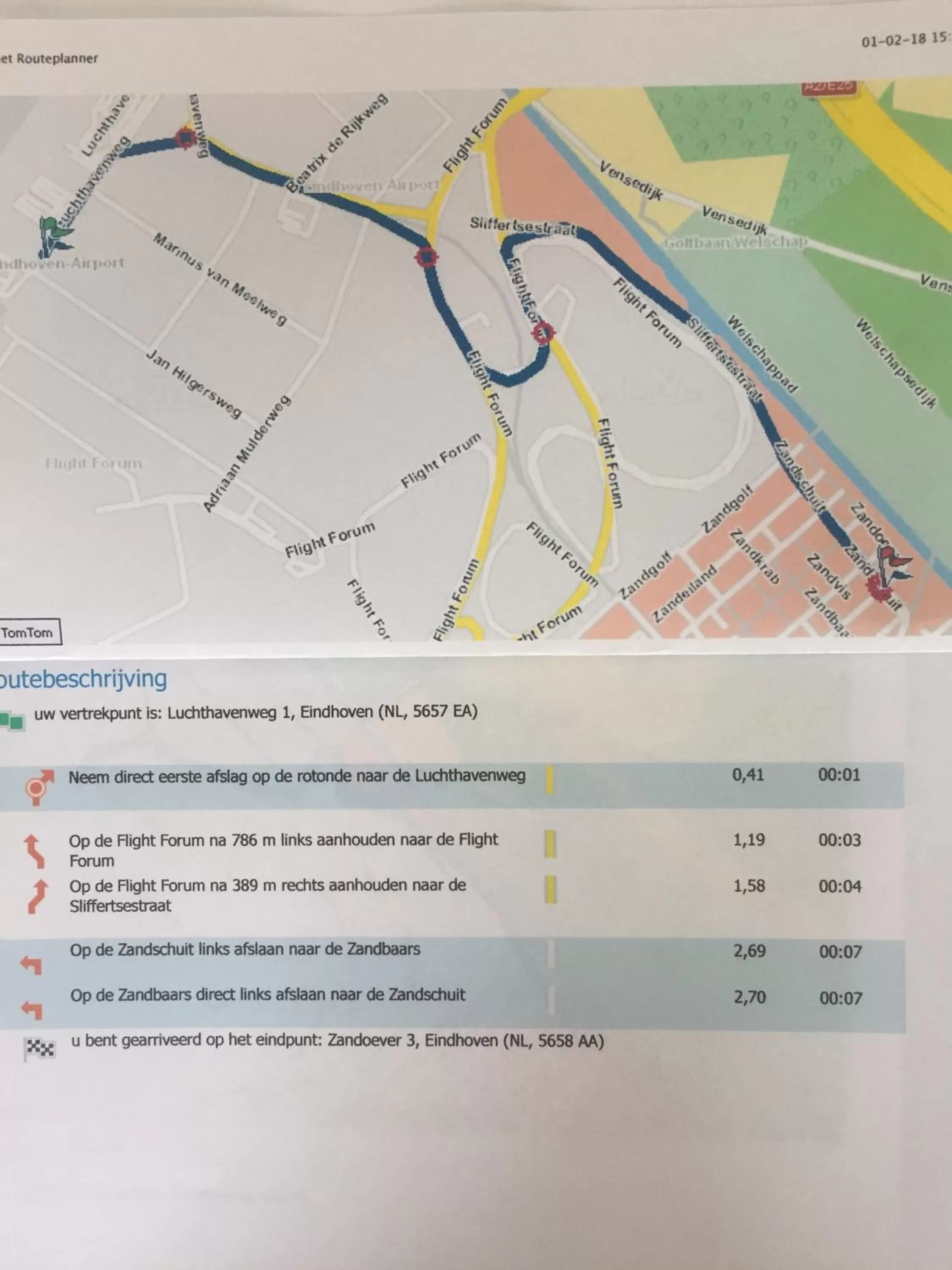 Bird's eye view, Bird's-eye View in B&B Maison Saint Tropez Eindhoven