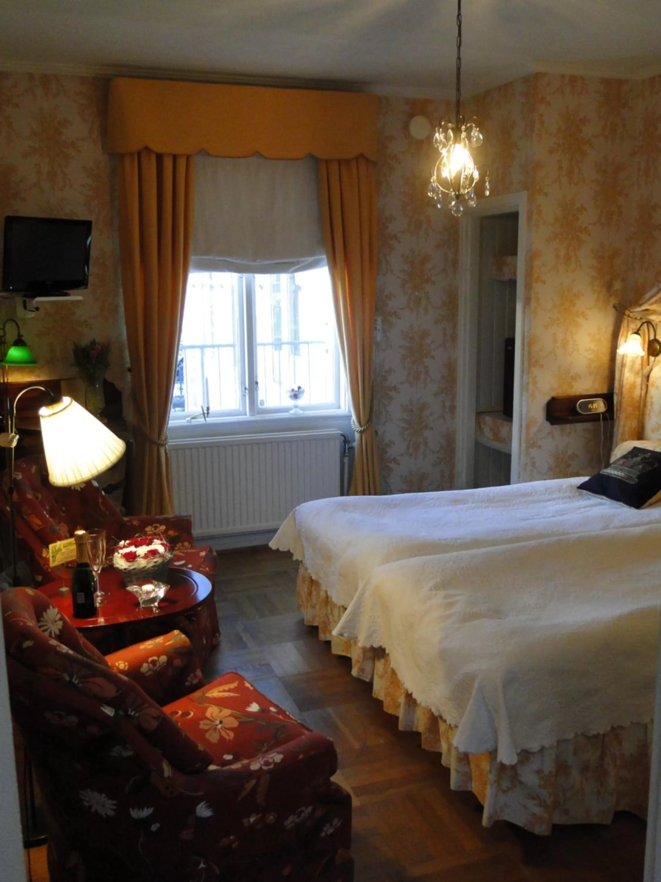 Bed in Hotell Torpa Pensionat - Sweden Hotels