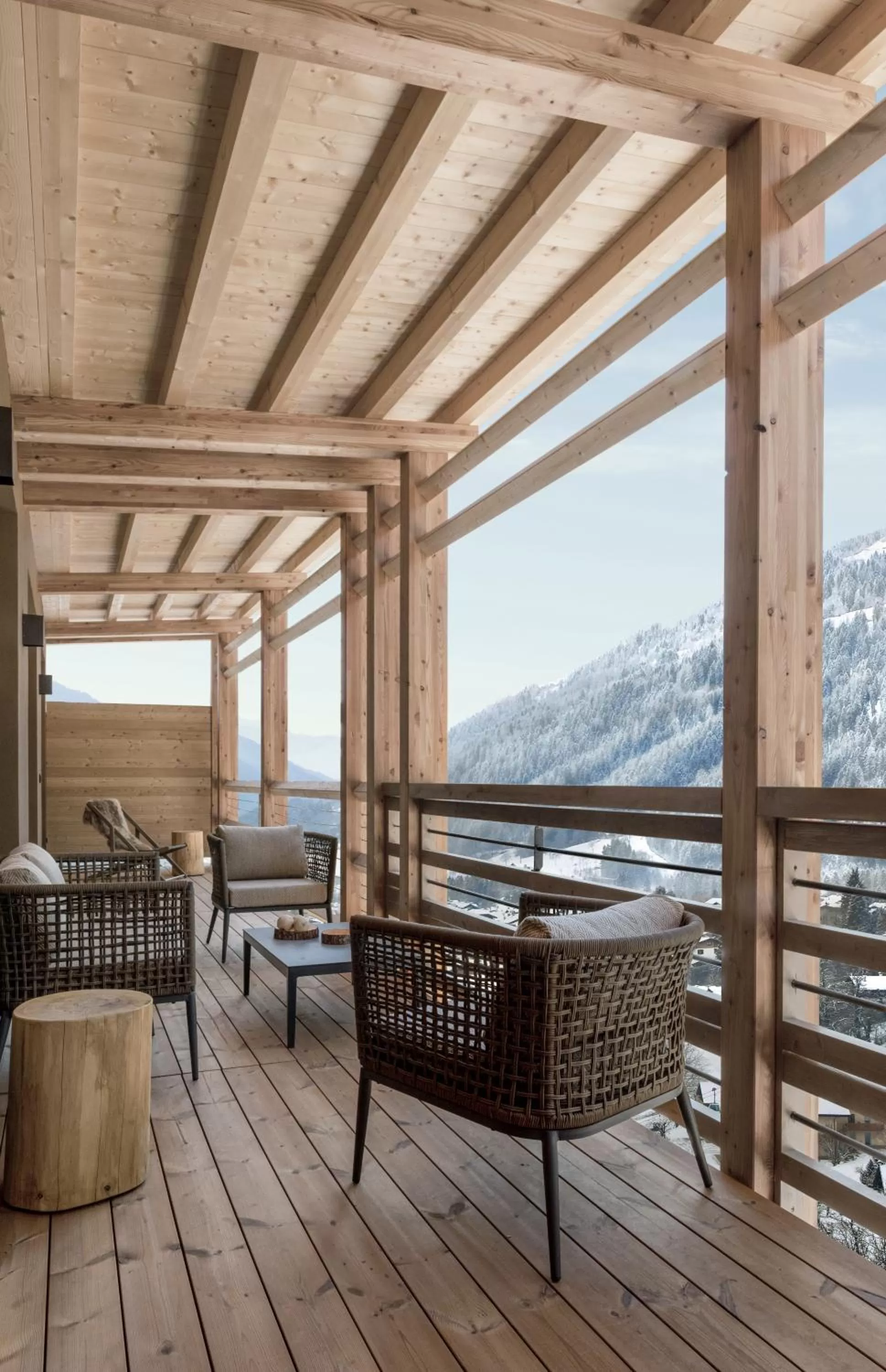 Balcony/Terrace in Lefay Resort & SPA Dolomiti