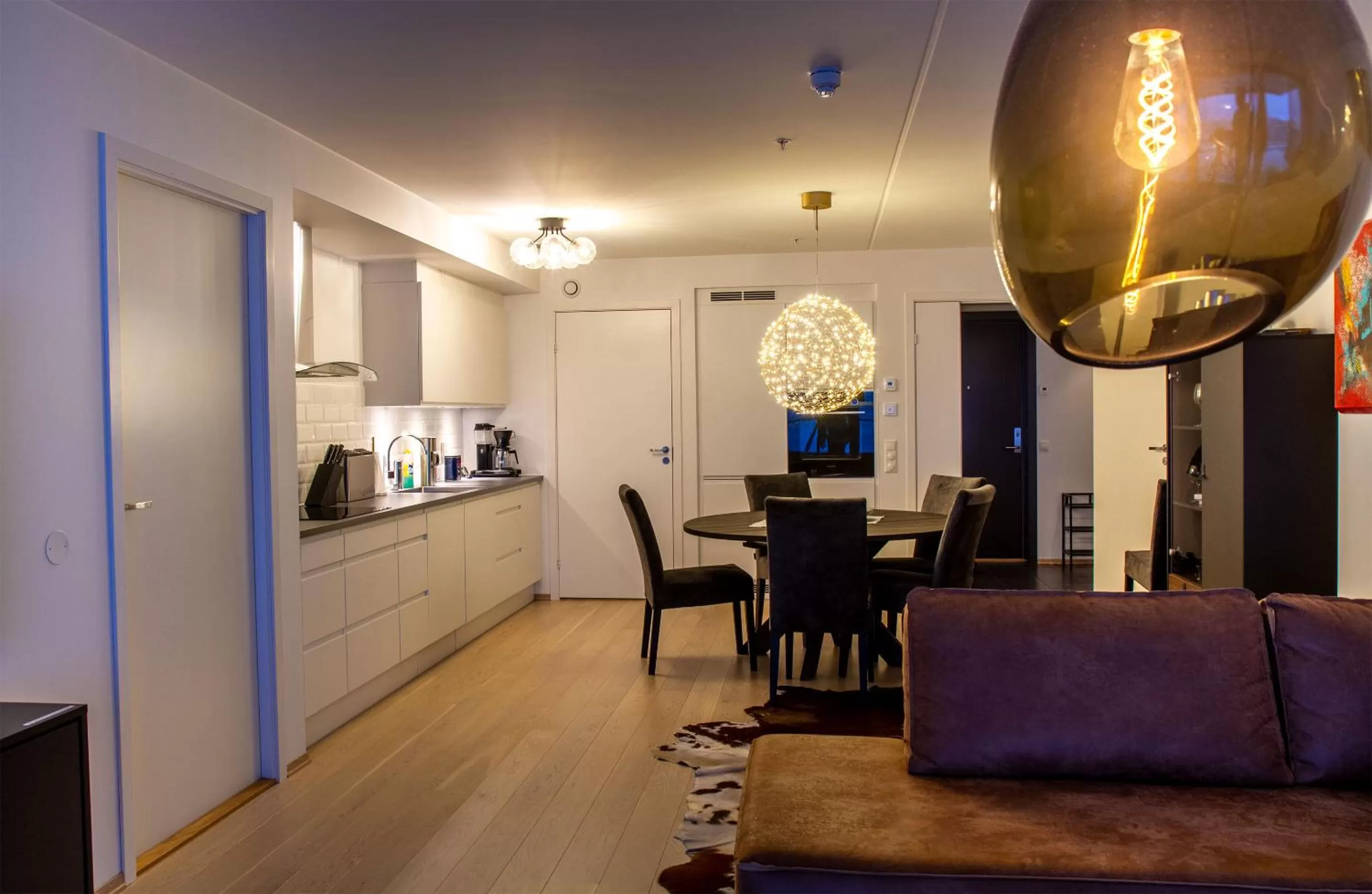 Kitchen or kitchenette in Nordis Apartments