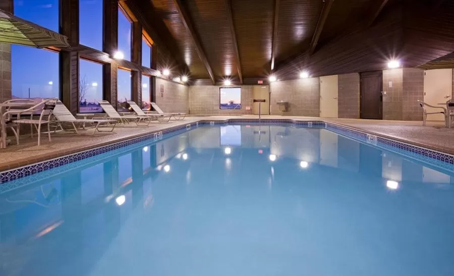 Swimming pool in AmericInn by Wyndham Grafton