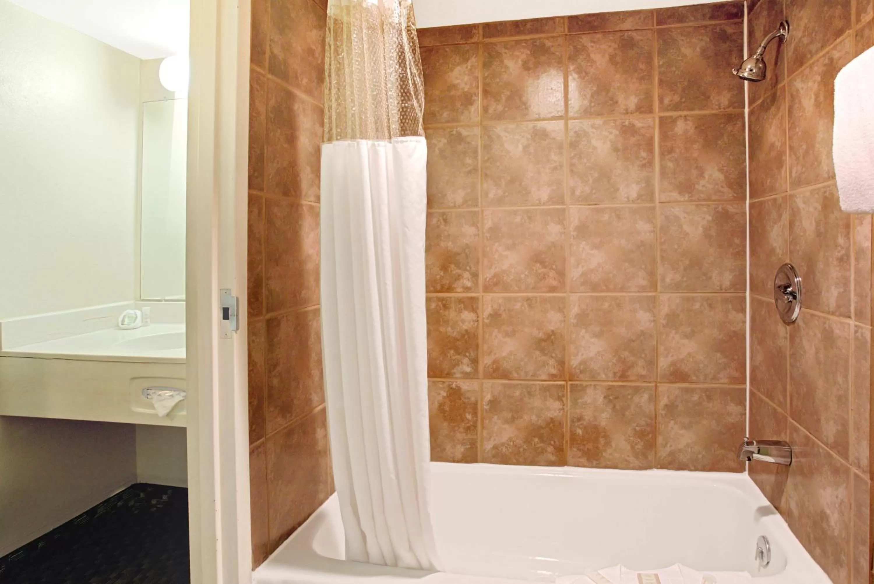 Shower in Super 8 by Wyndham Wheat Ridge/Denver West