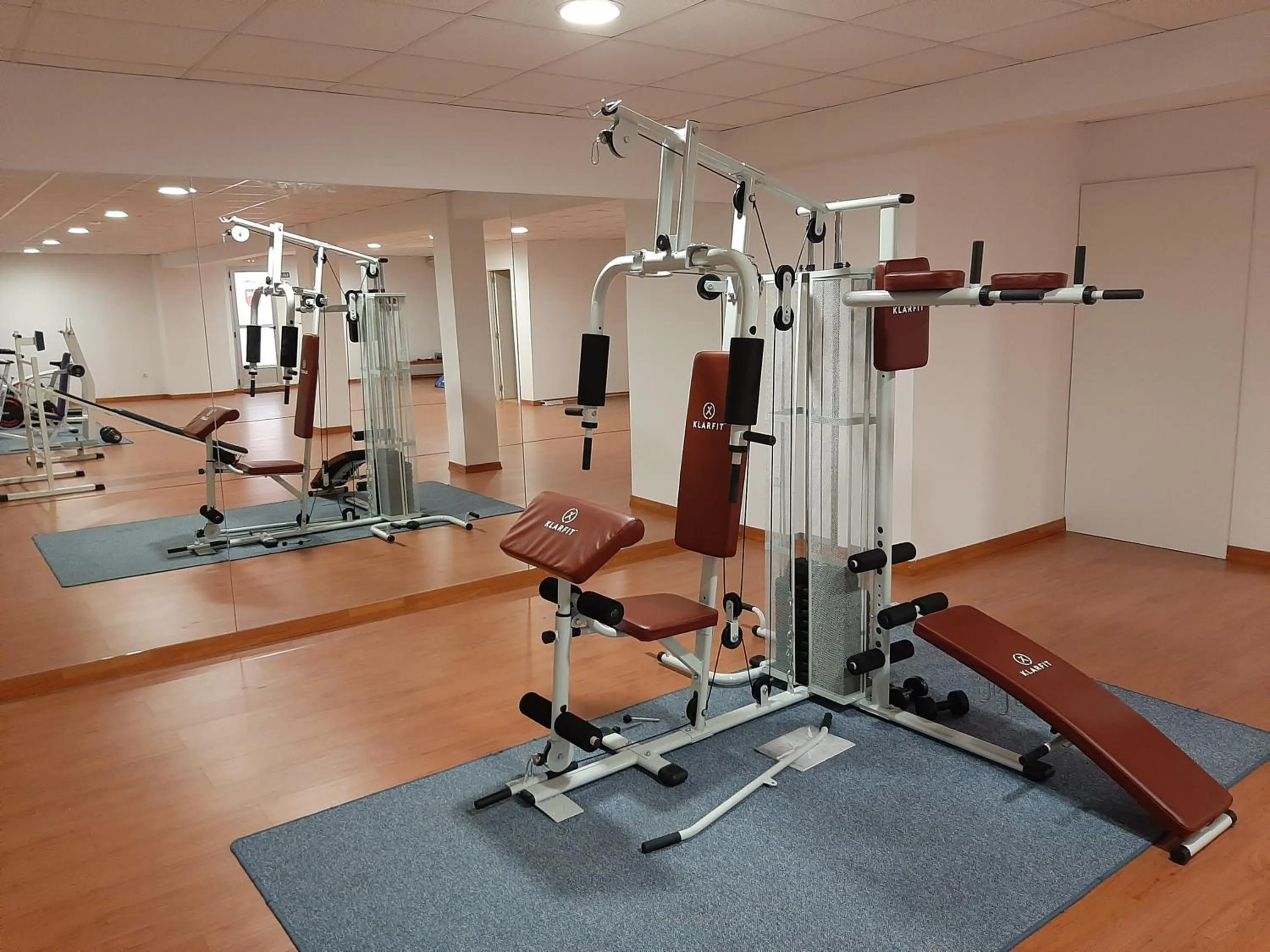 Fitness centre/facilities in Hotel Temple Ponferrada